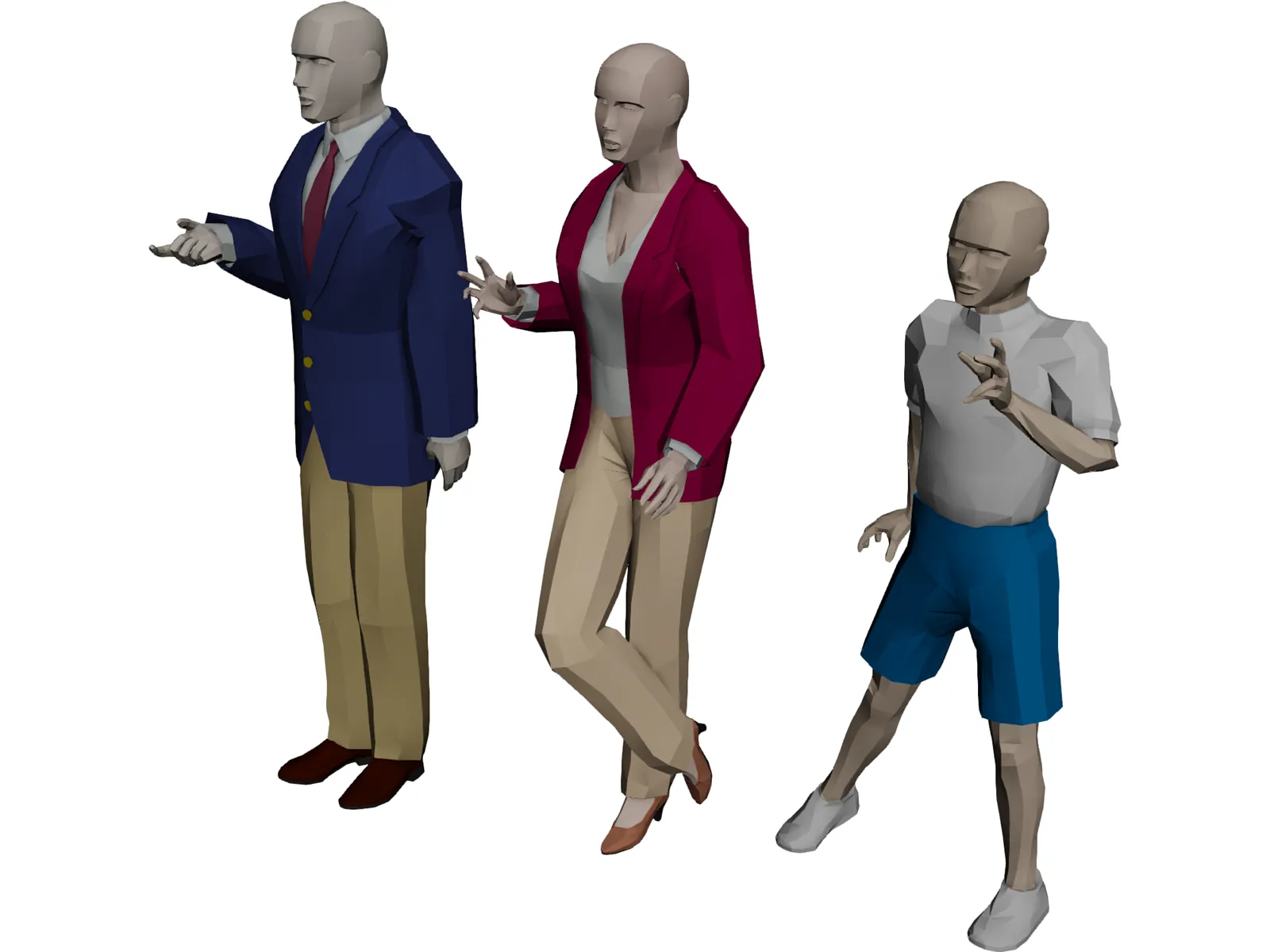 Family 3D Model main preview