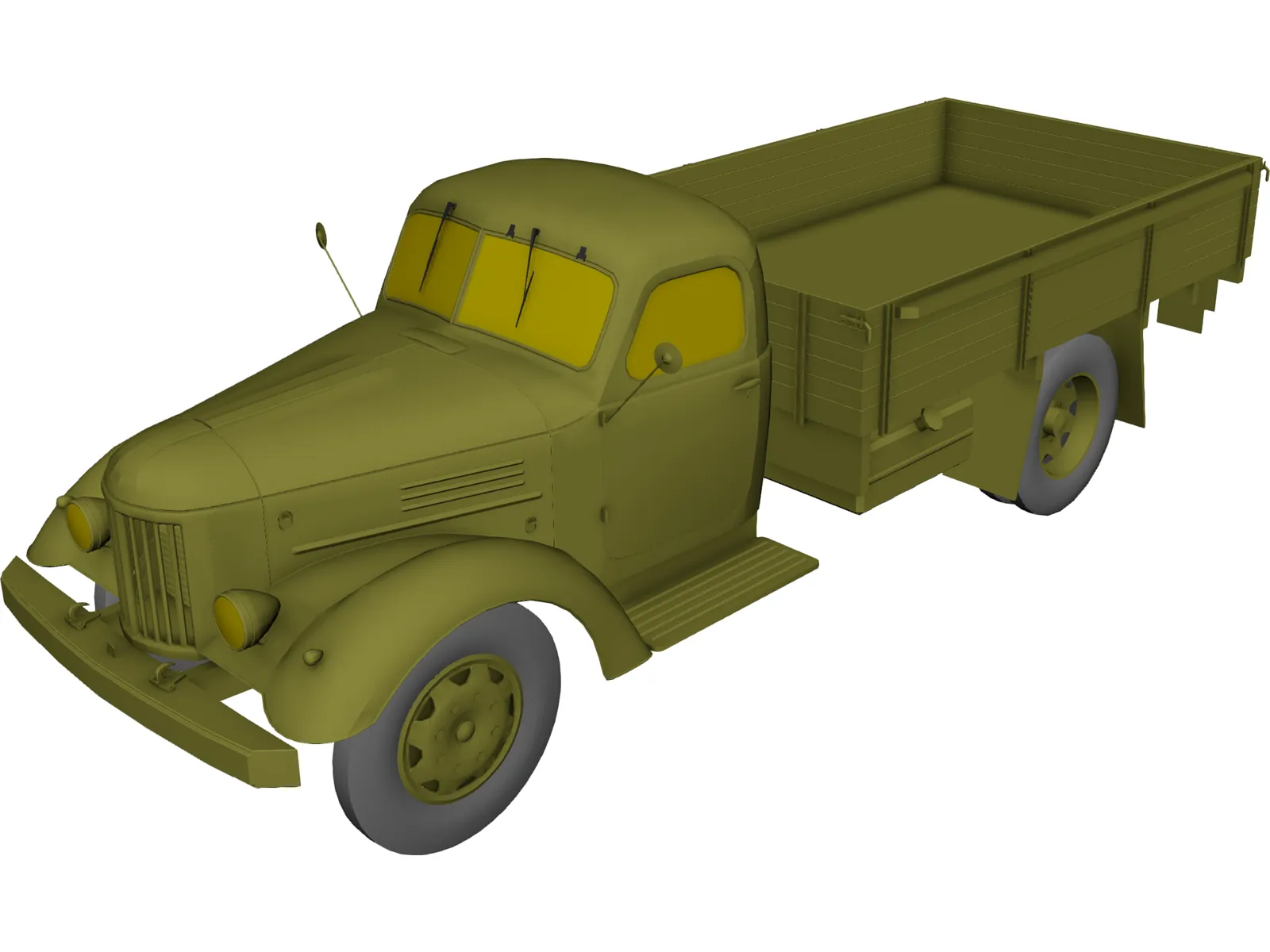 ZIL 164 3D Model main preview