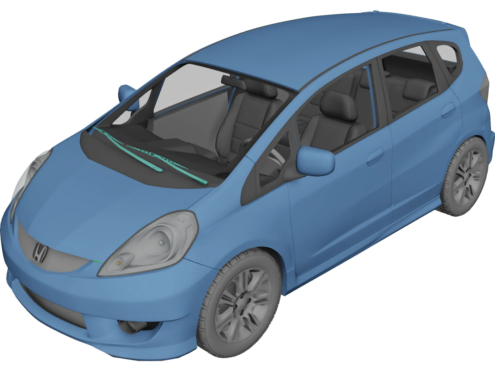 Honda Fit [Jazz] 3D Model main preview
