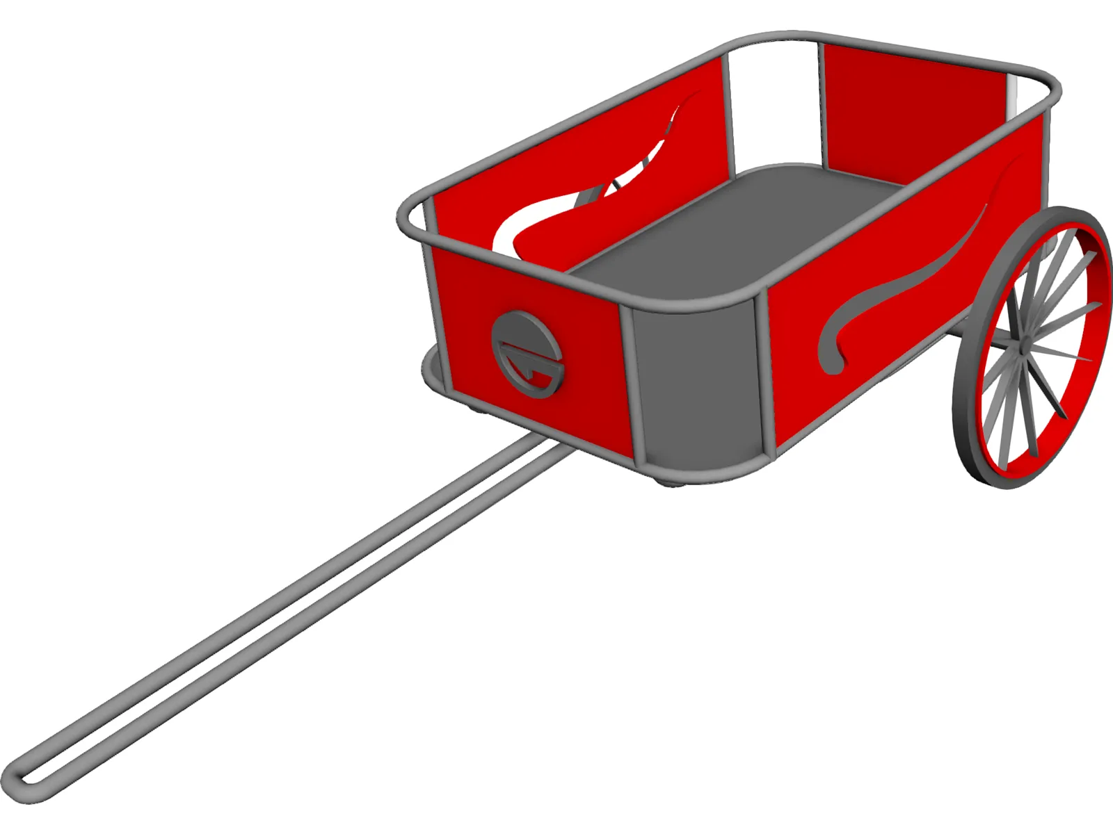 Chariot 3D Model main preview