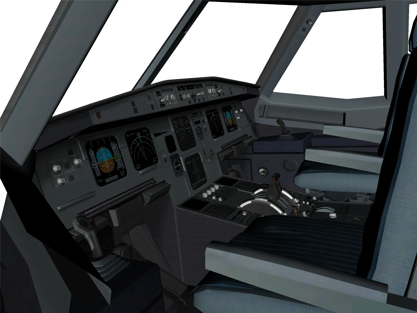 Airbus A321 Cockpit 3D Model main preview