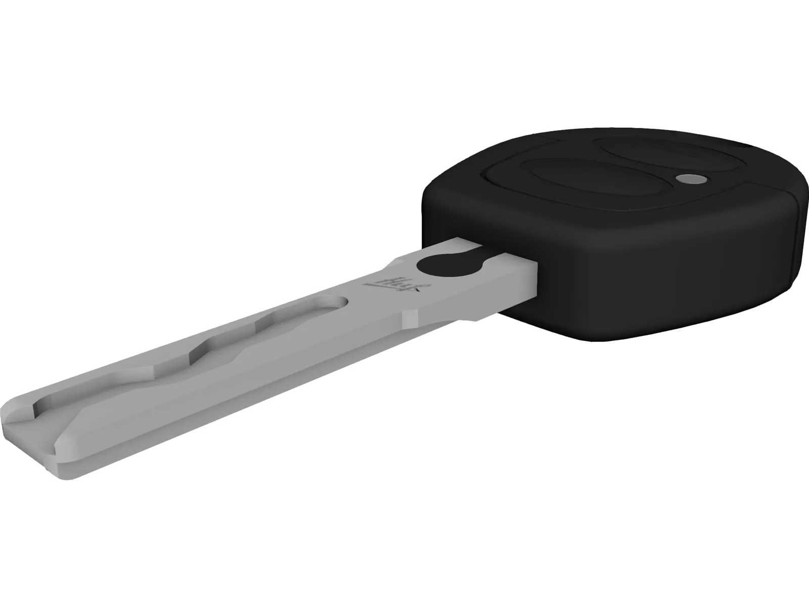 Electronic Car Key 3D Model main preview