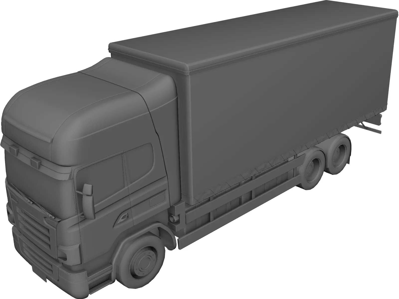 Scania Truck 3D Model main preview