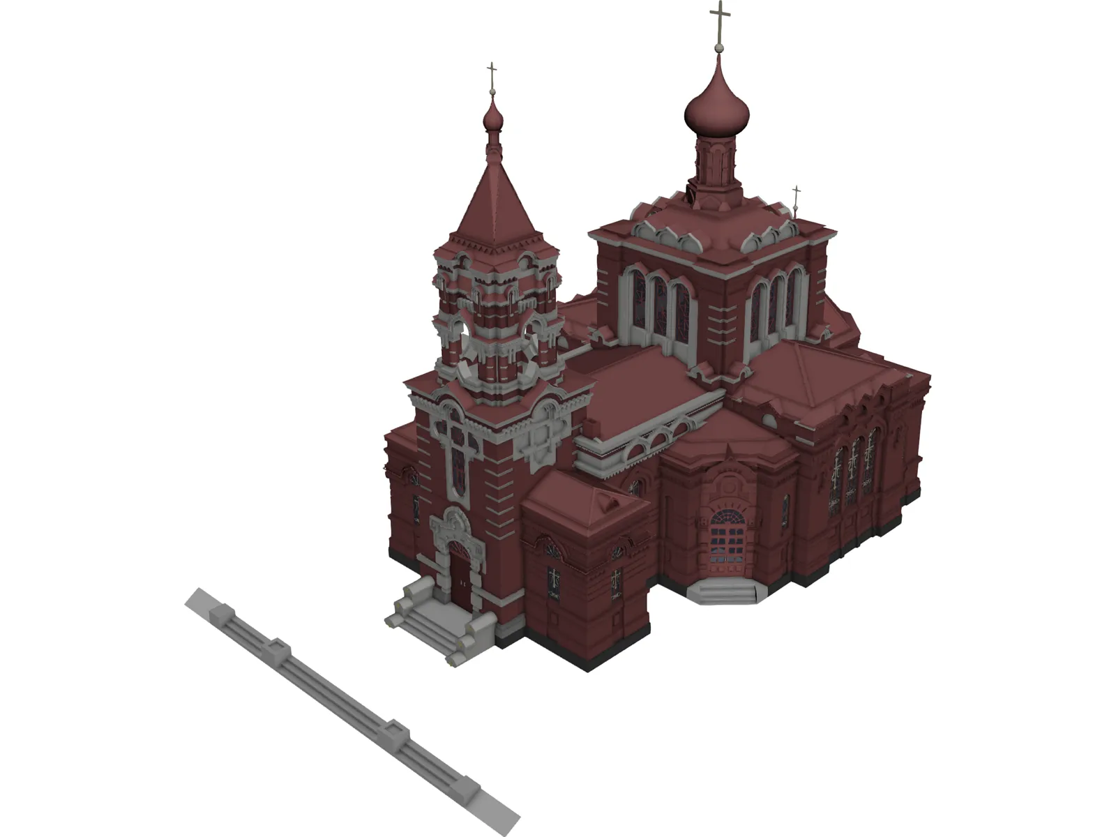 Church Russian 3D Model main preview