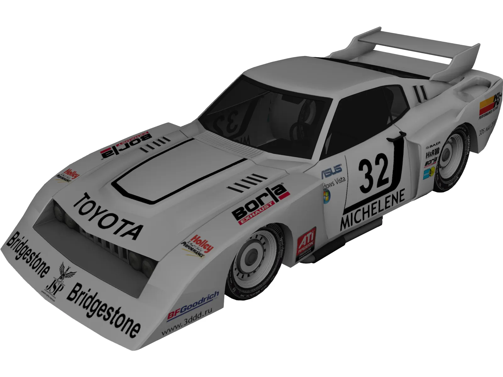 Toyota NASCAR Turbo 3D Model main preview