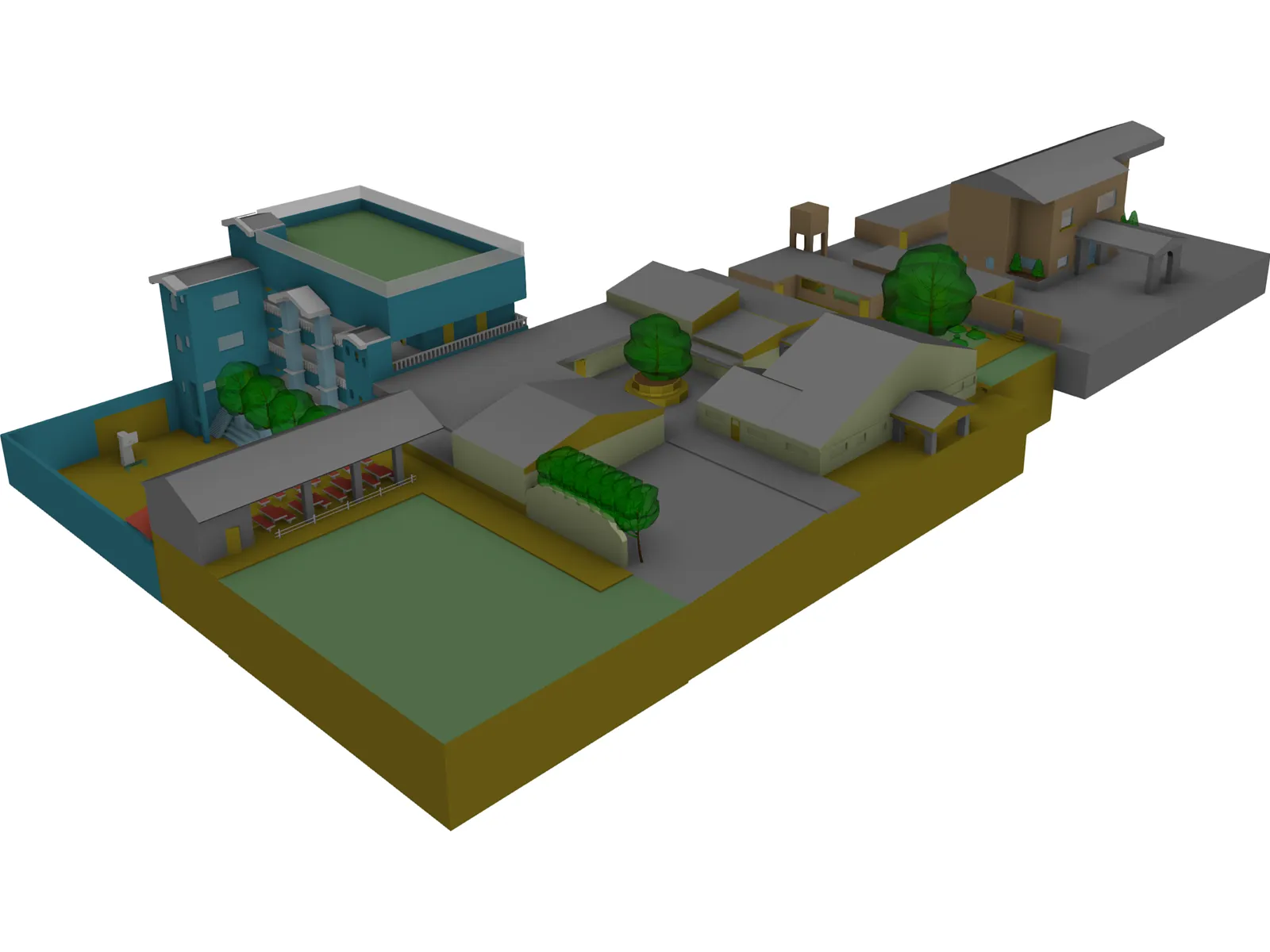 Building 3D Model main preview