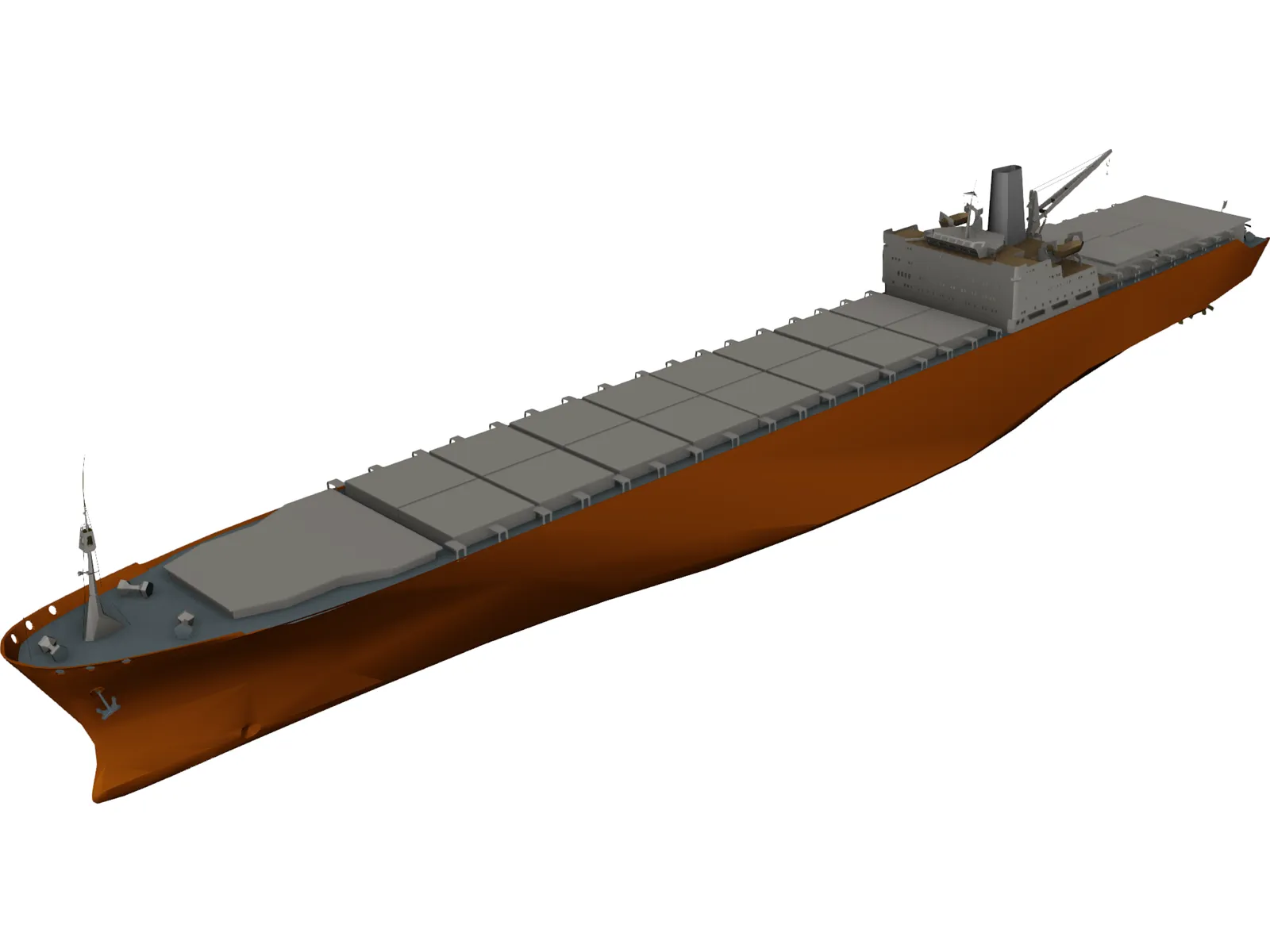 LNG Tanker 3D Model main preview