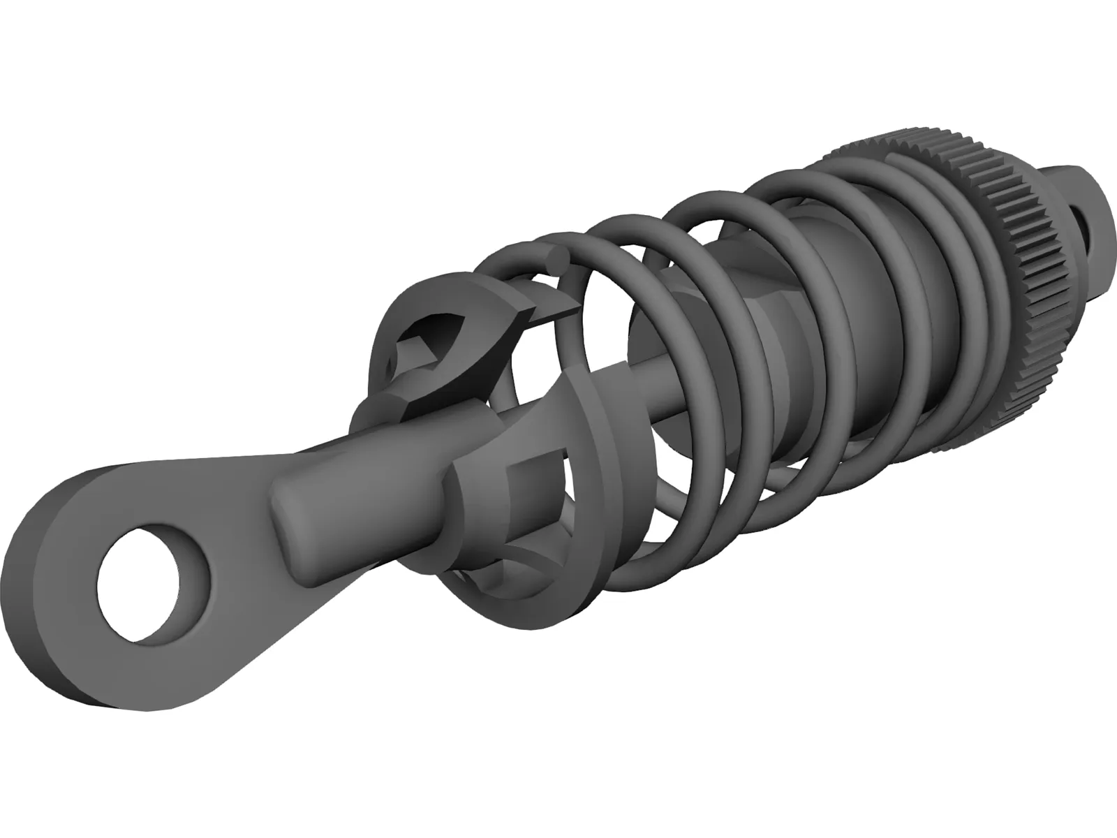 RC Car Model Shock Absorber 3D Model main preview