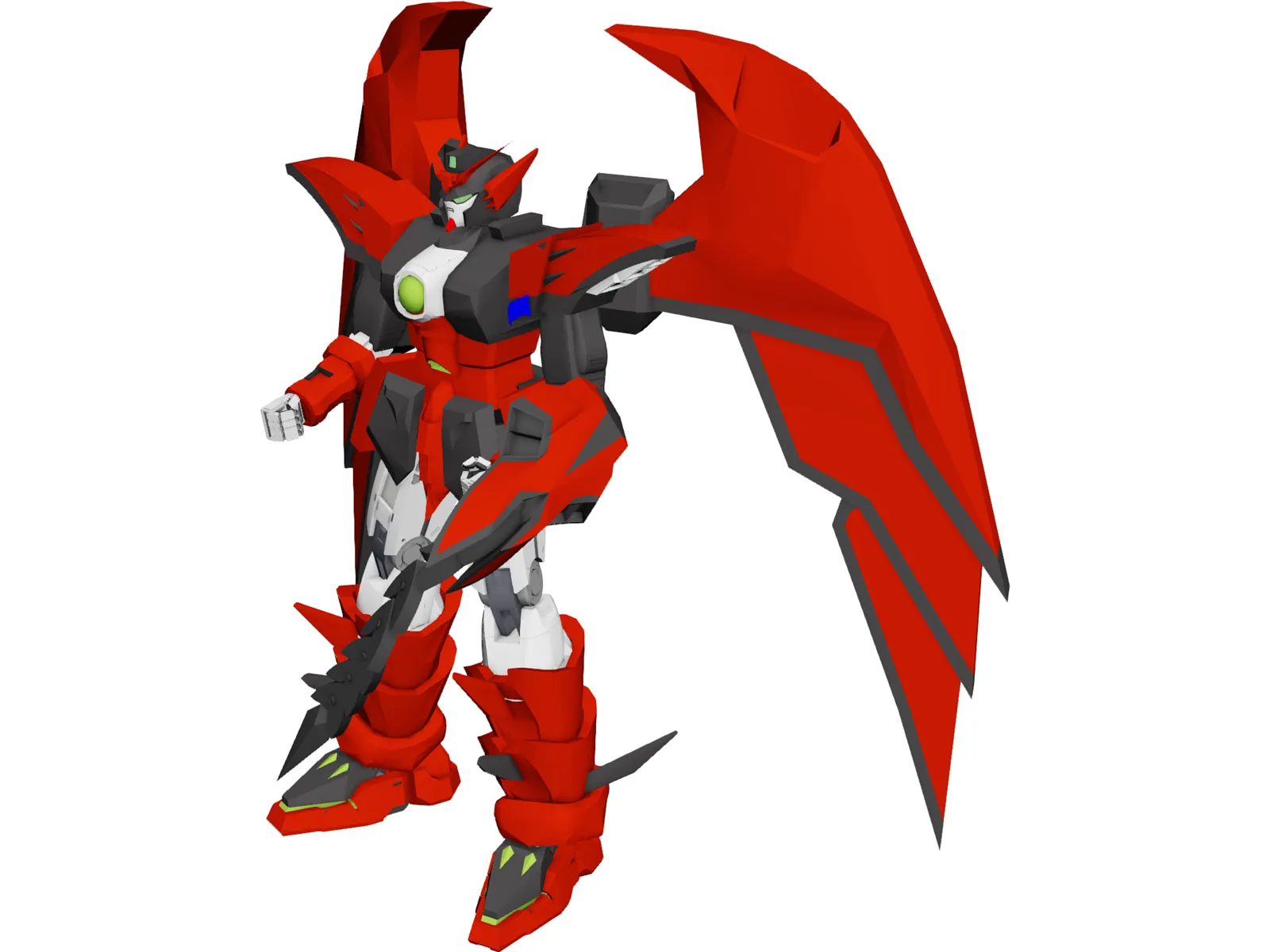 Oz-MS13 Gundam Epyon 3D Model main preview
