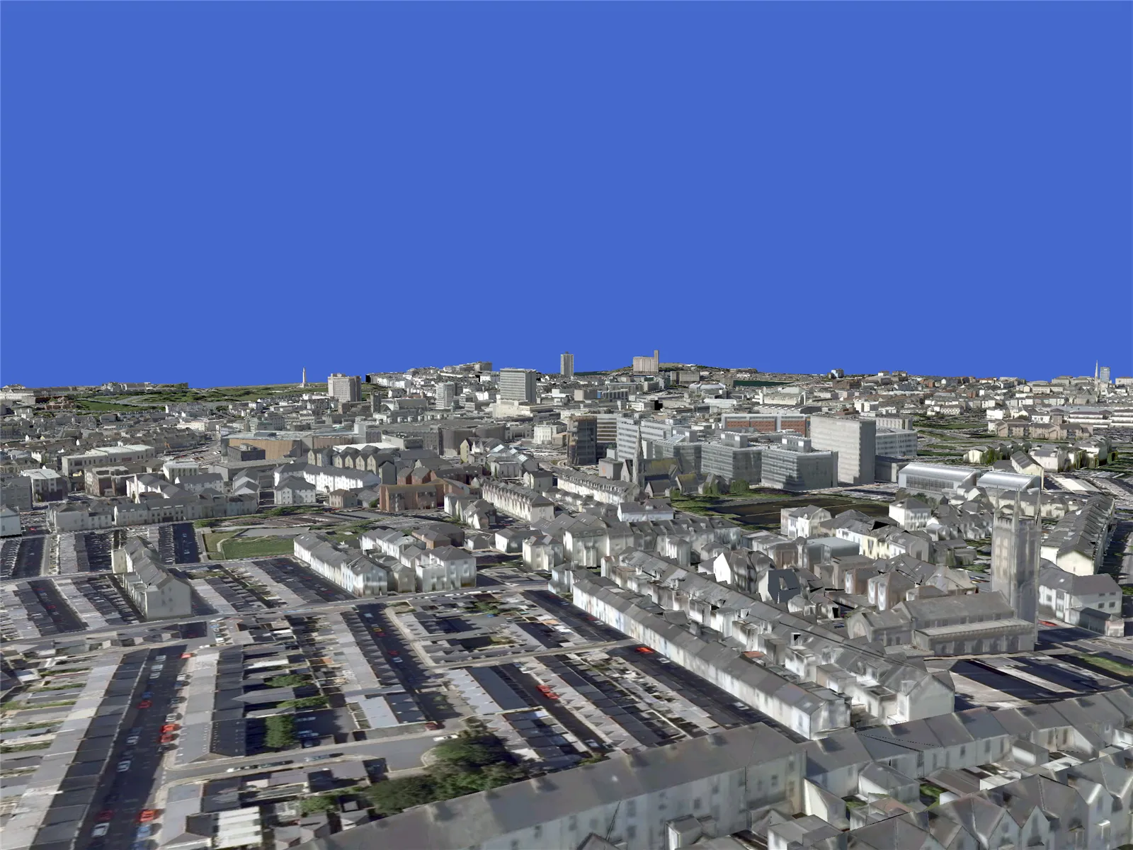 Plymouth City (UK) 3D Model main preview