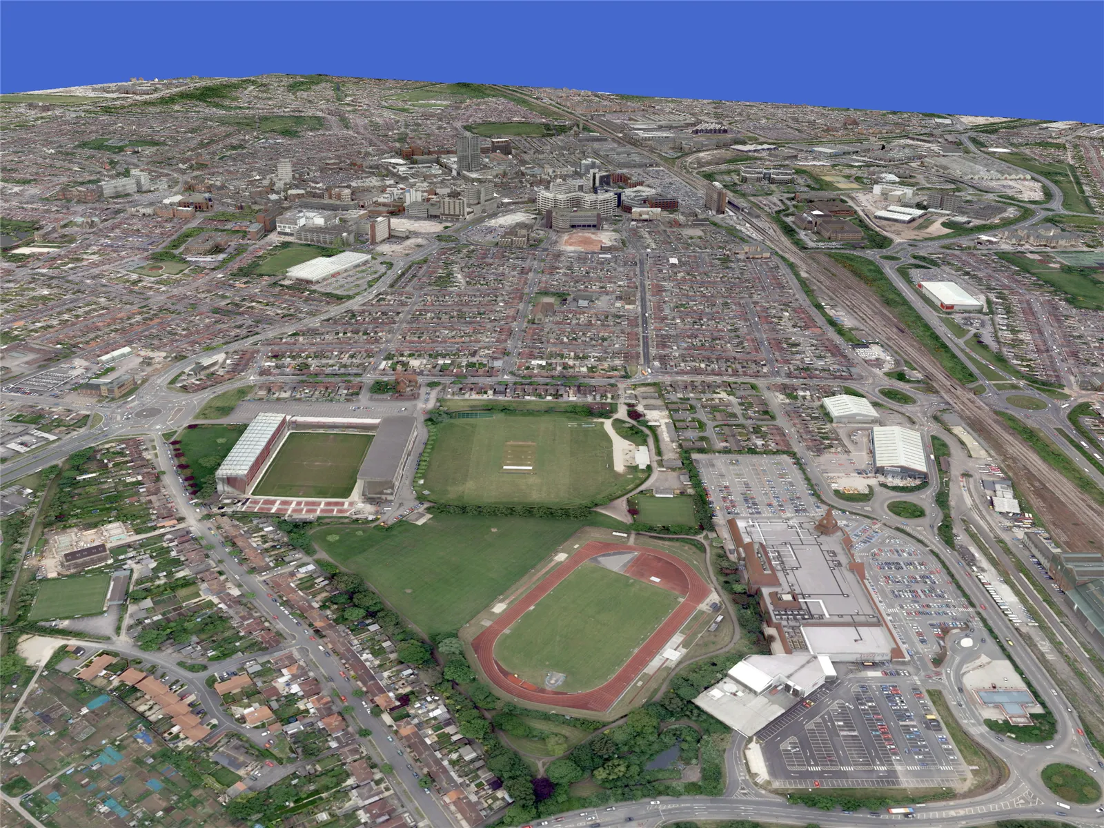 Swindon City (UK) 3D Model main preview