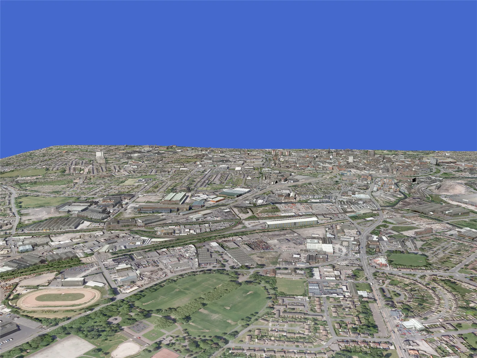 Wolverhampton City (UK) 3D Model main preview