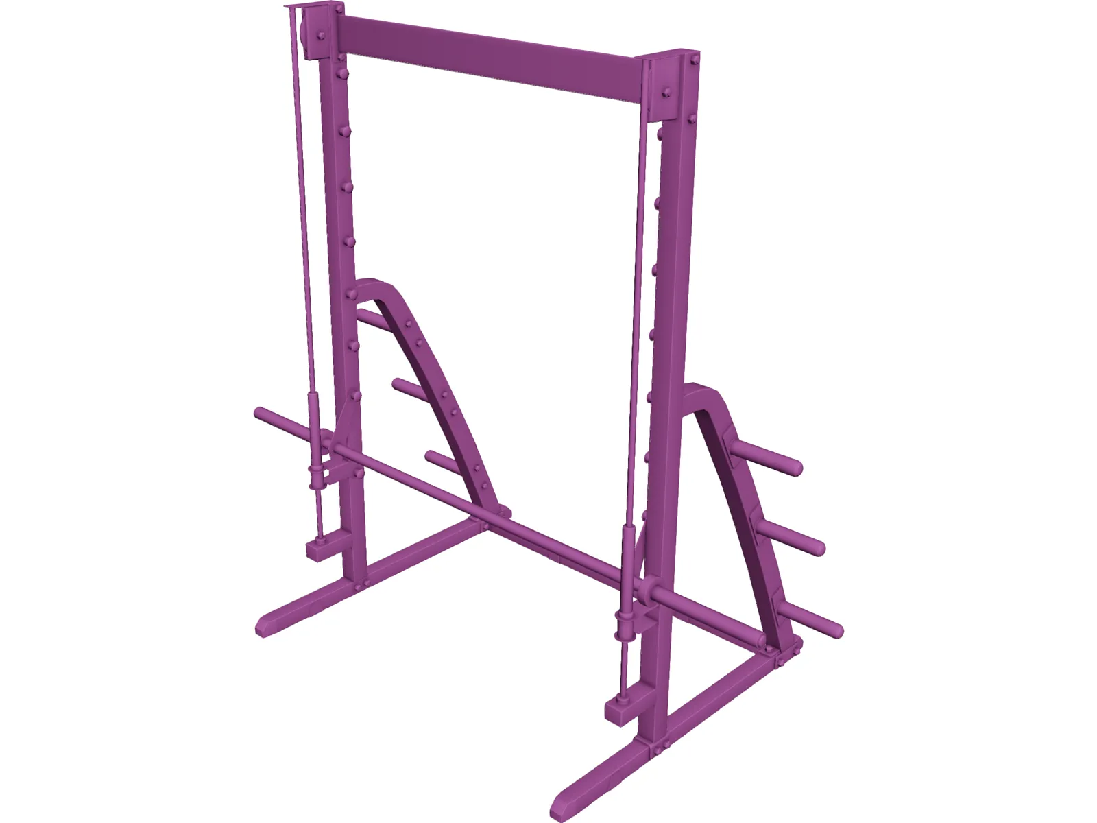 Simulator Rack 3D Model main preview