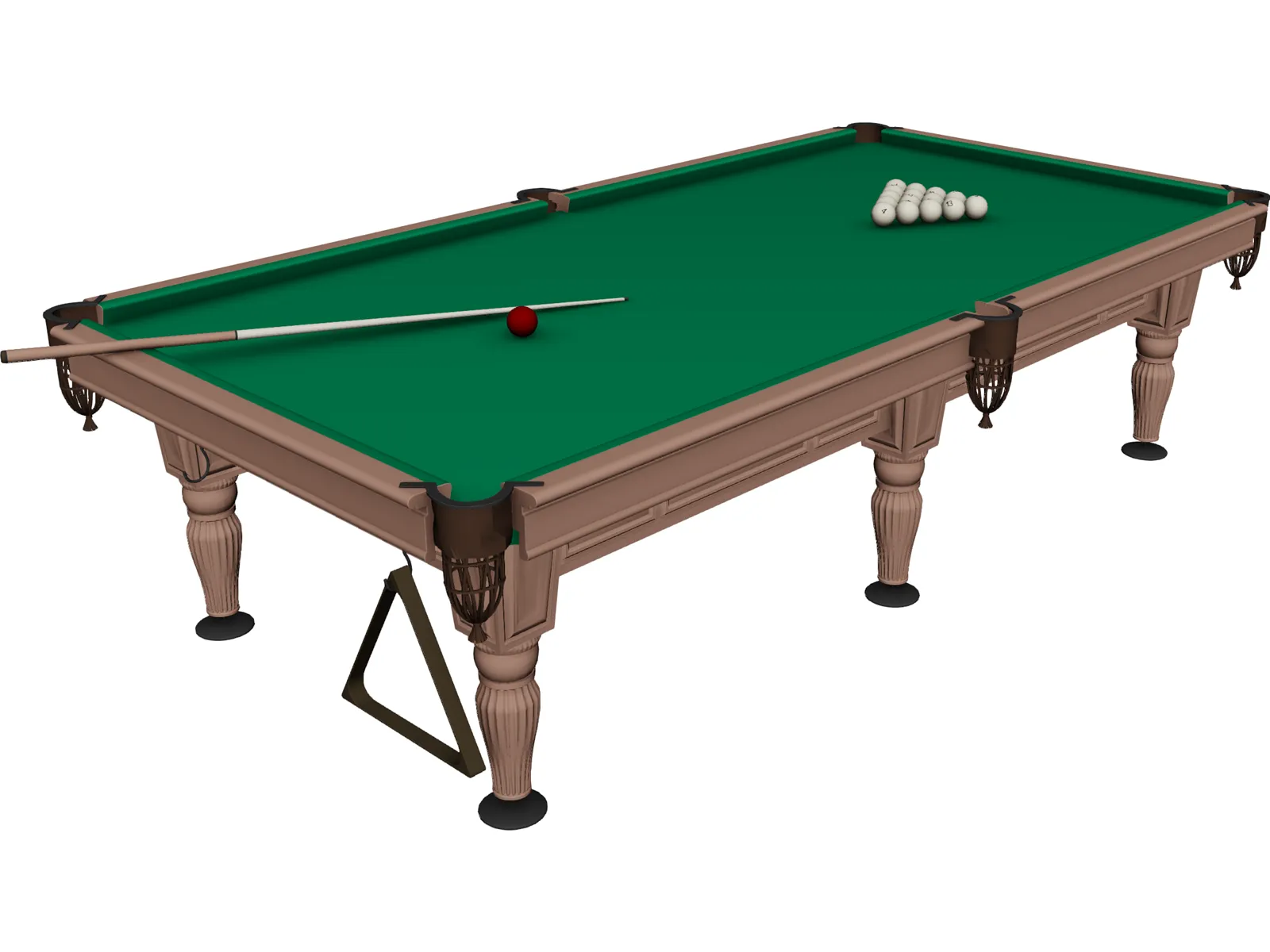 Billiard Table Rio 3D Model main preview