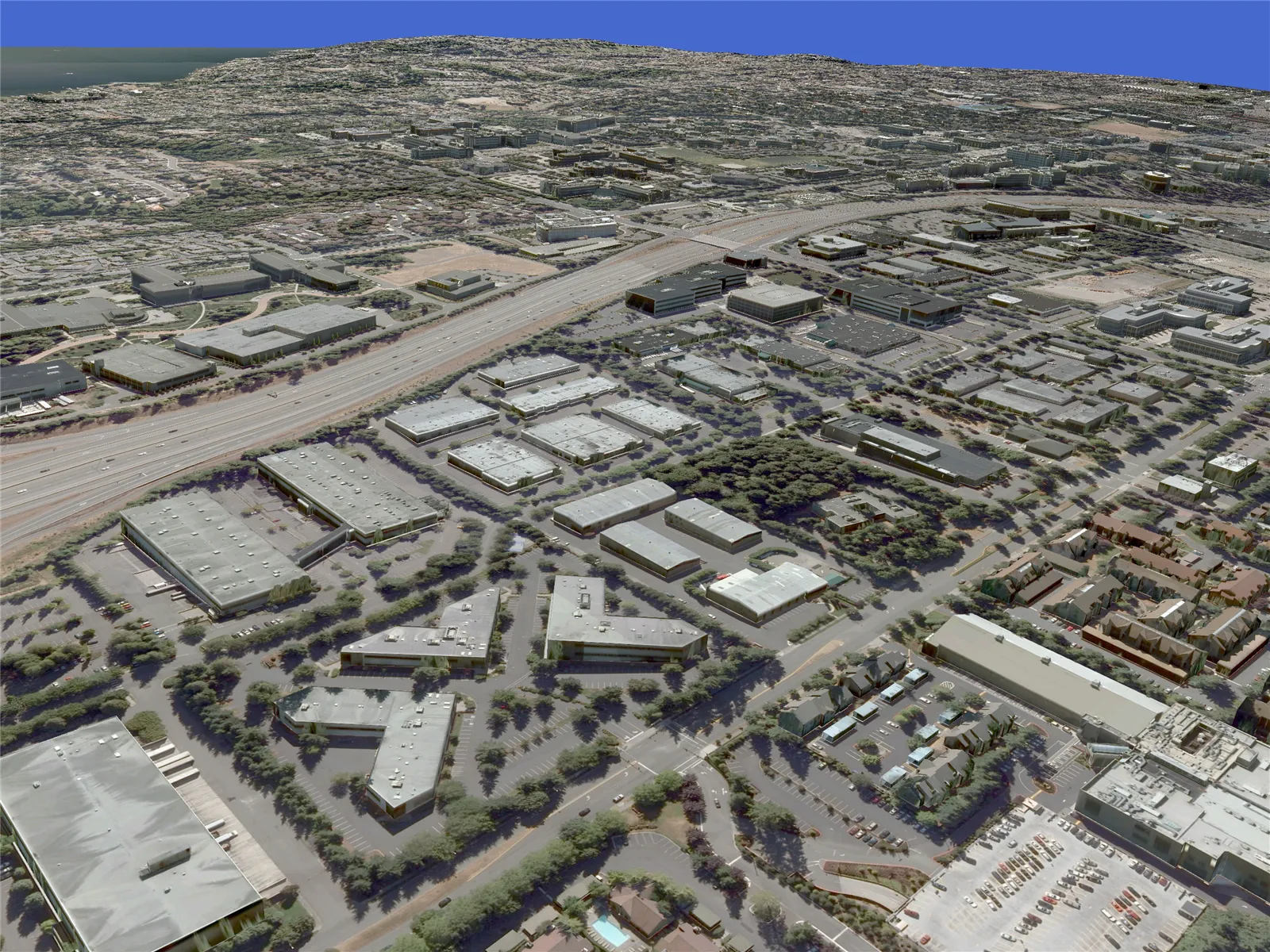 Redmond City, South 3D Model main preview