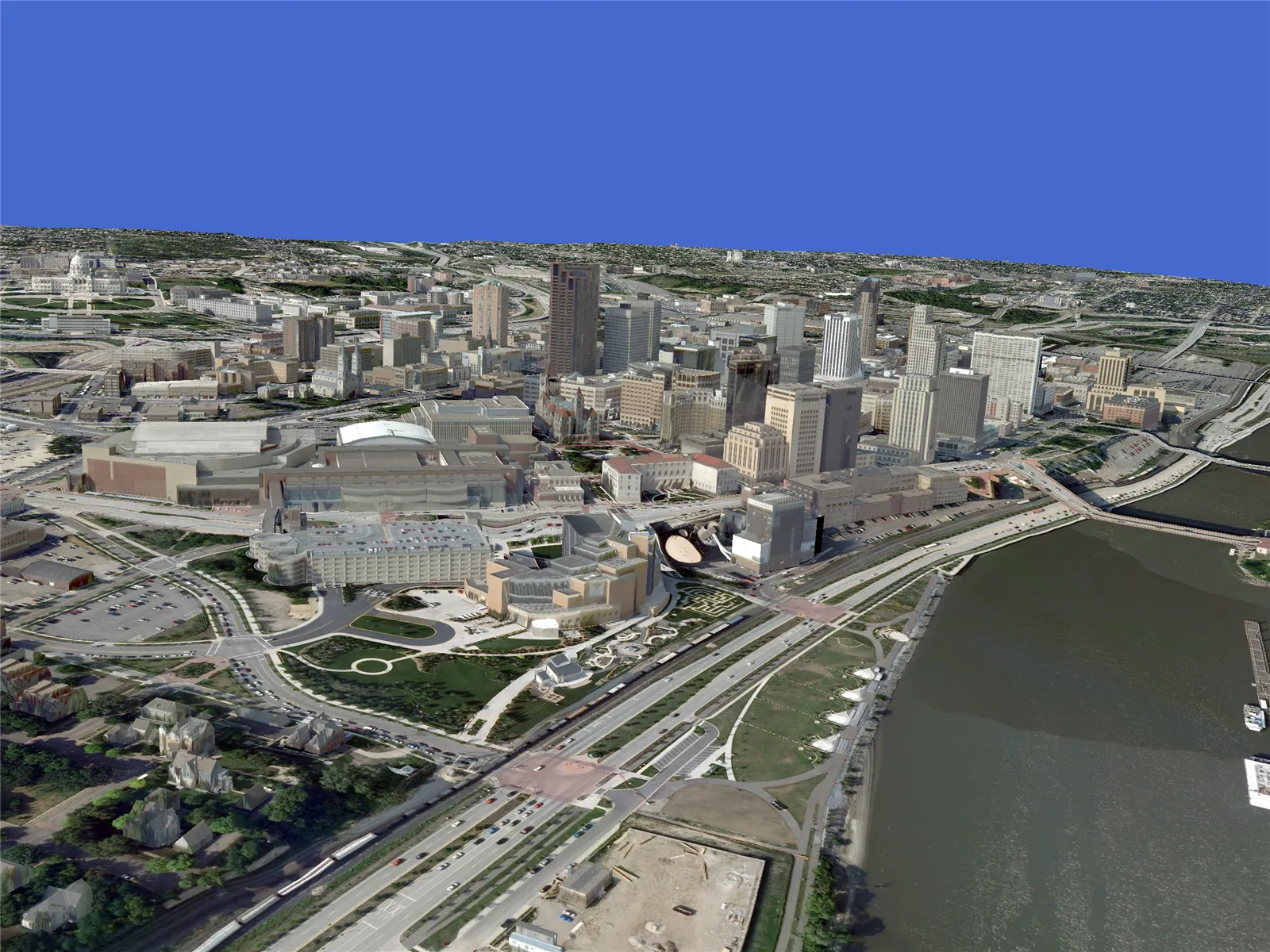 St. Paul City 3D Model main preview
