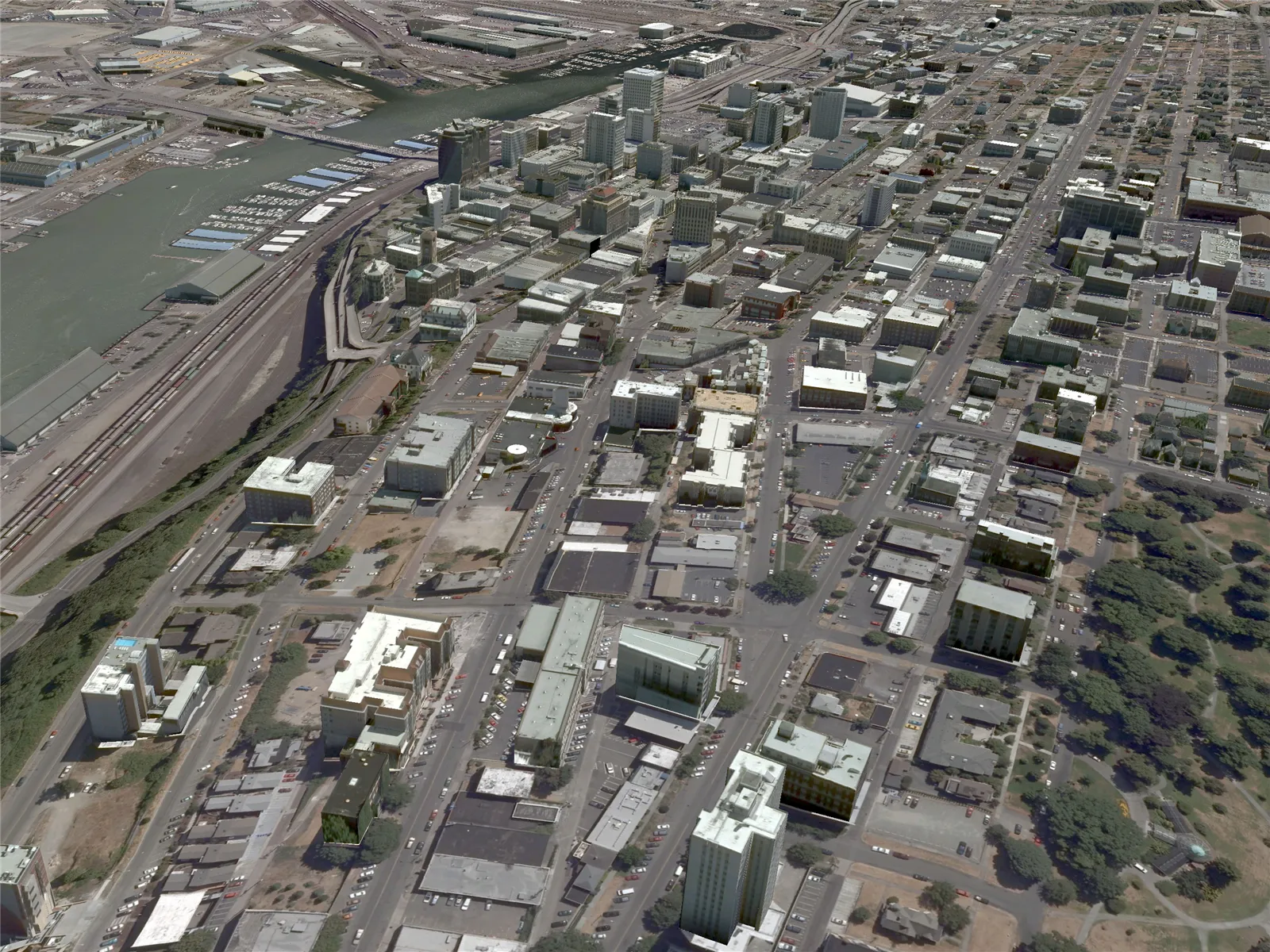 Tacoma City 3D Model main preview