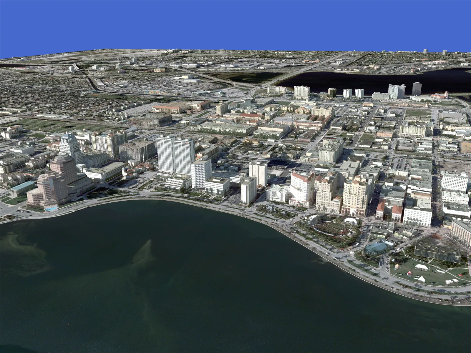 West Palm Beach City 3D Model main preview