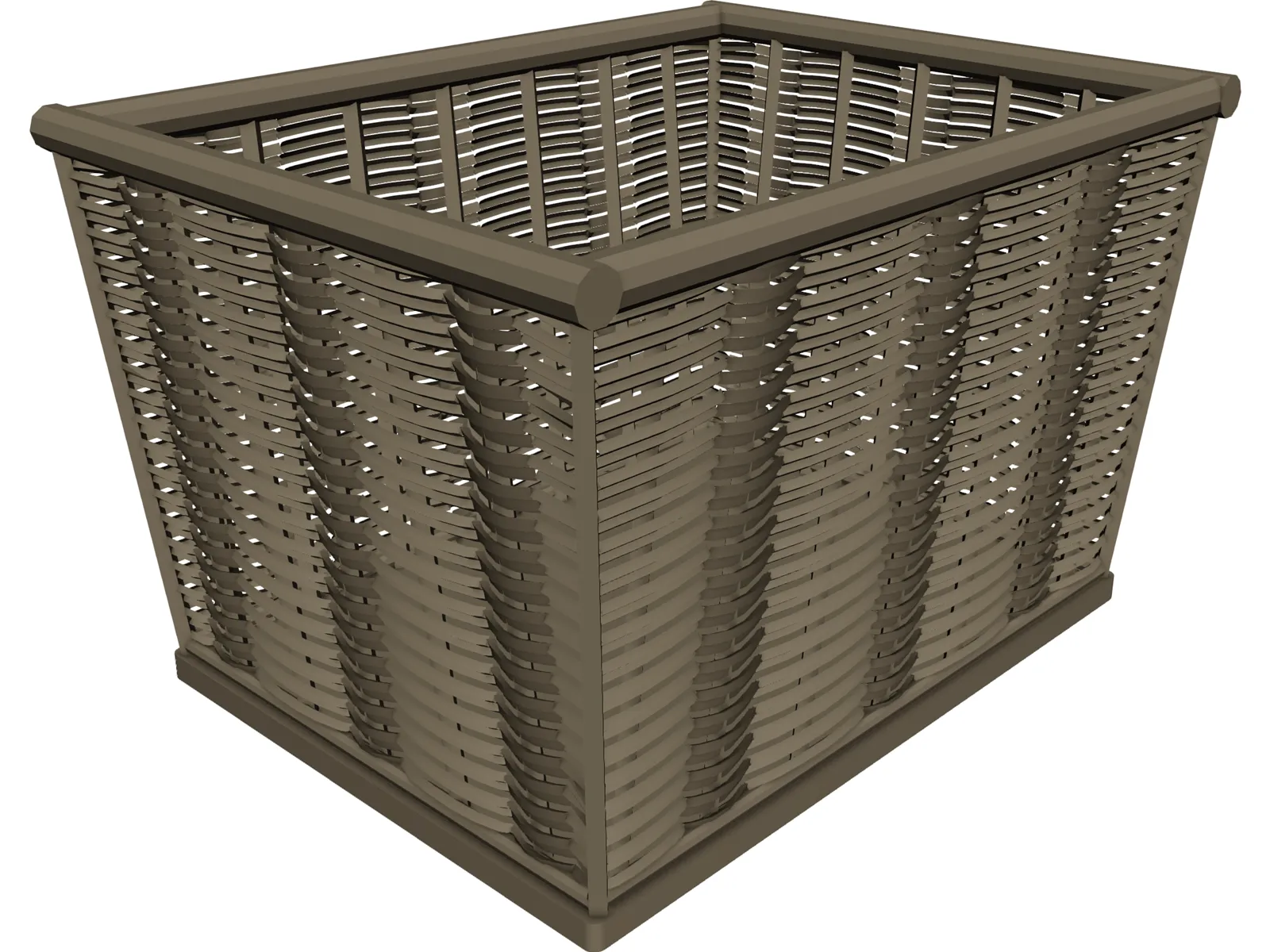 Basket 3D Model main preview
