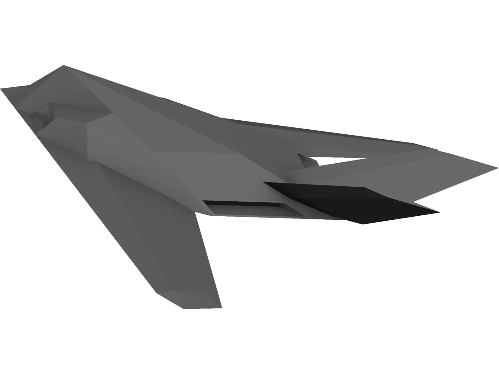 F-117 3D Model main preview
