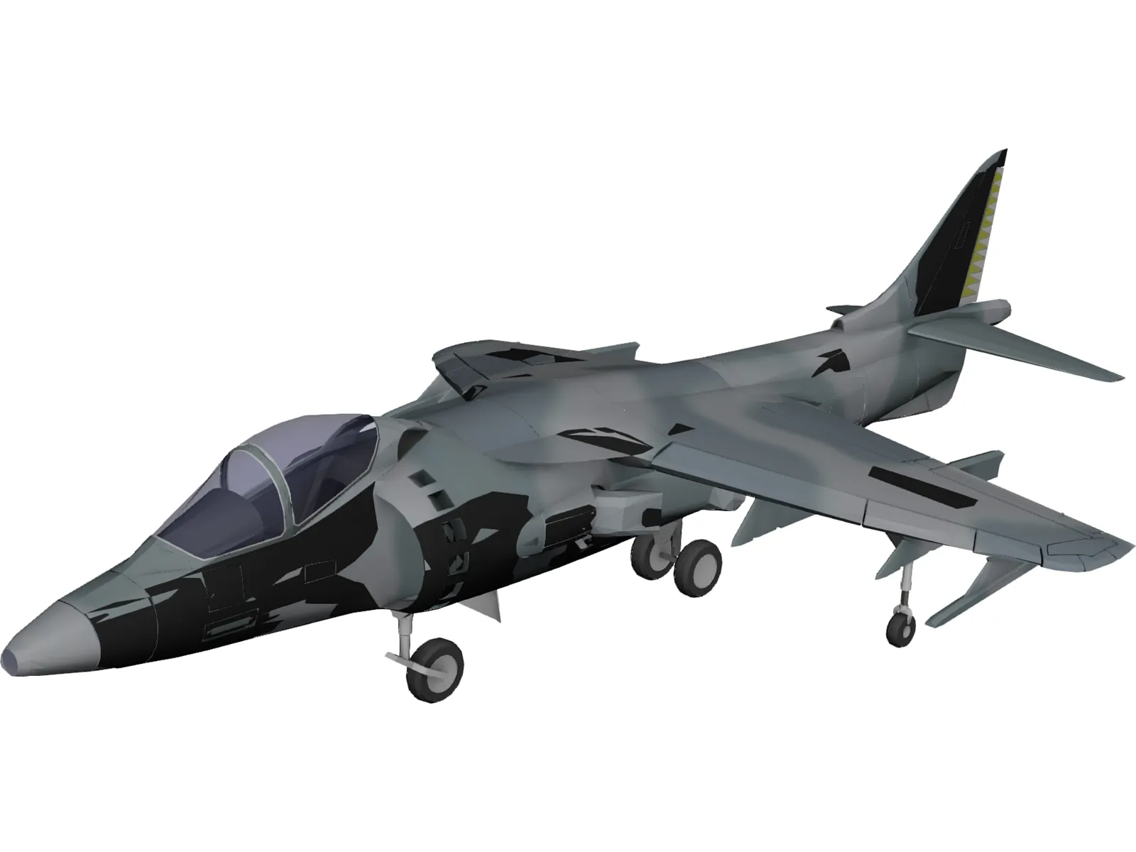 BAE AV-8A 3D Model main preview