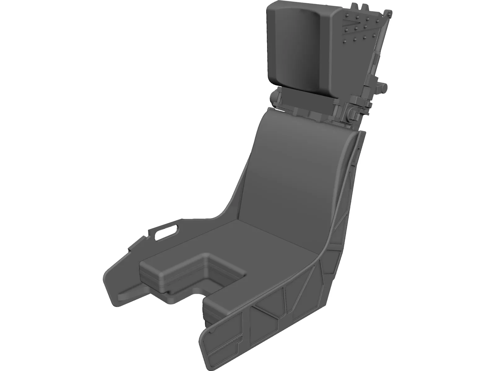 F-18 Seat 3D Model main preview