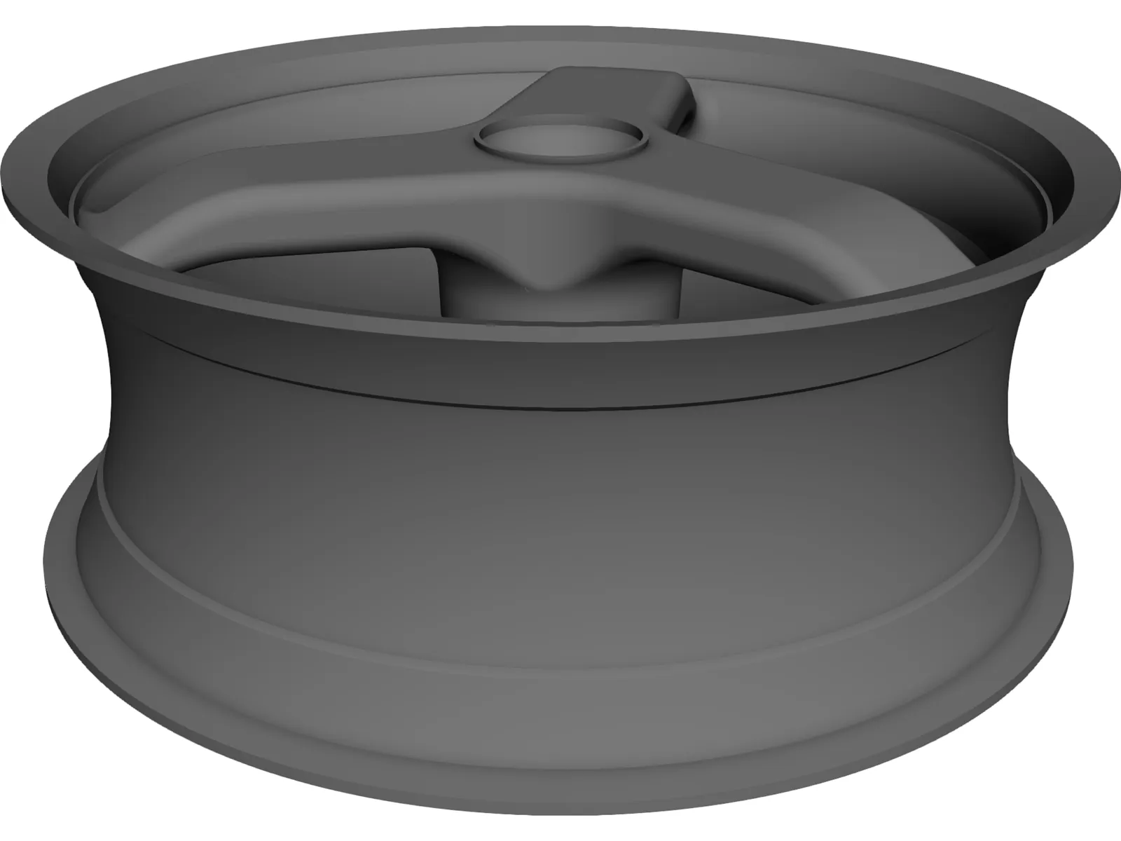 Triumph Motorcycle Wheel 3D Model main preview