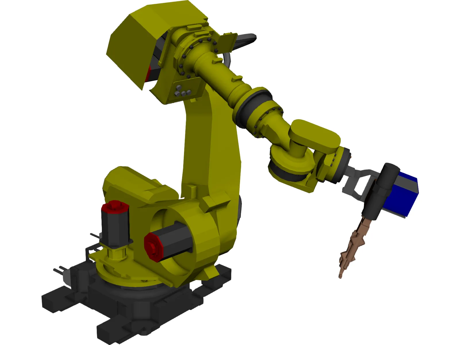 Fanuc R-2000 Robot Arm 3D Model main preview