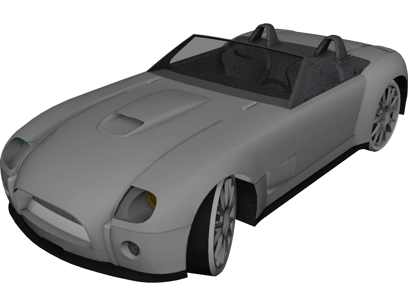 Ford Shelby Cobra 3D Model main preview