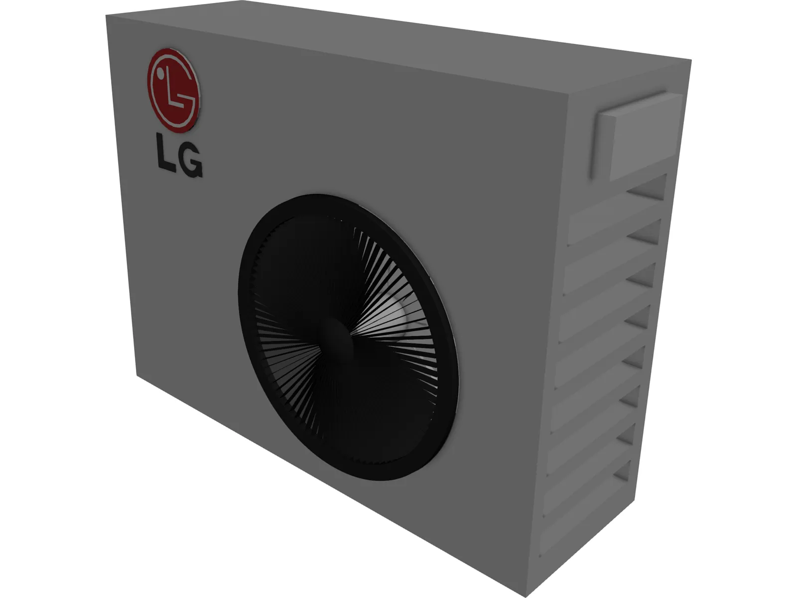 Air Conditioner LG Ext 3D Model main preview