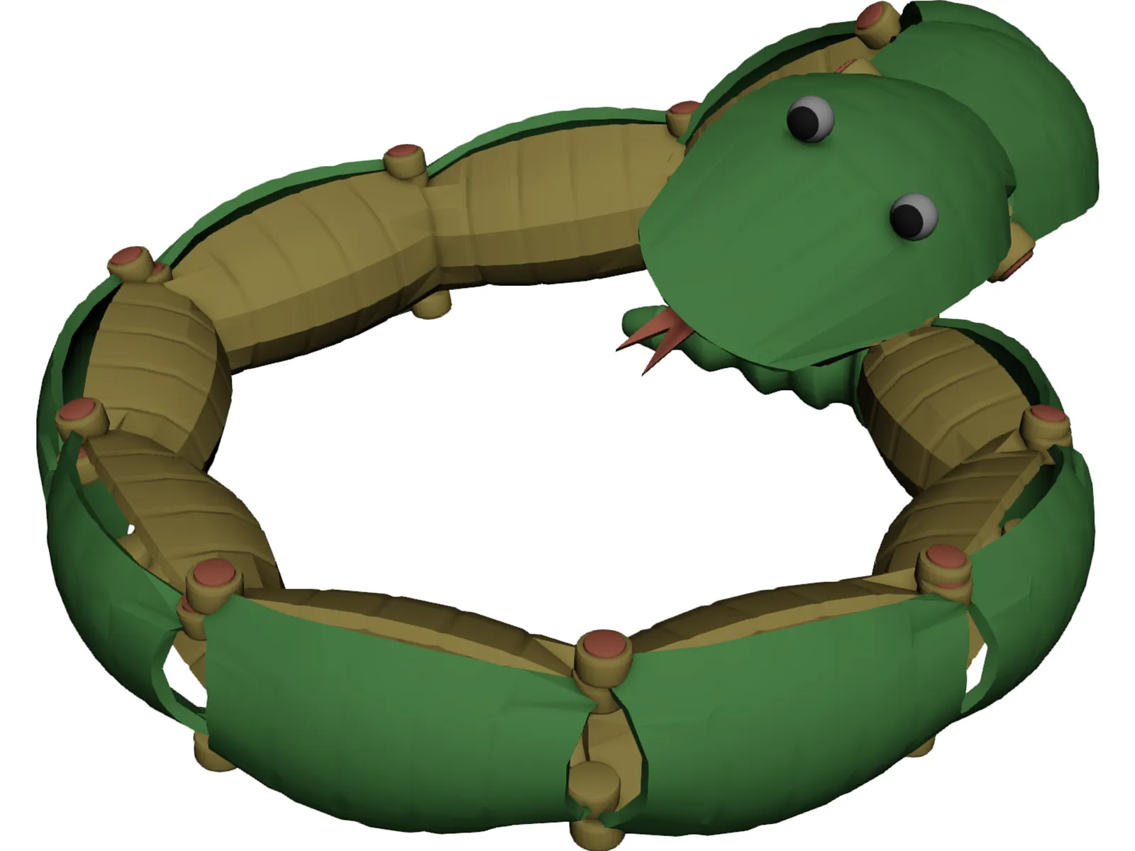Snake 3D Model main preview