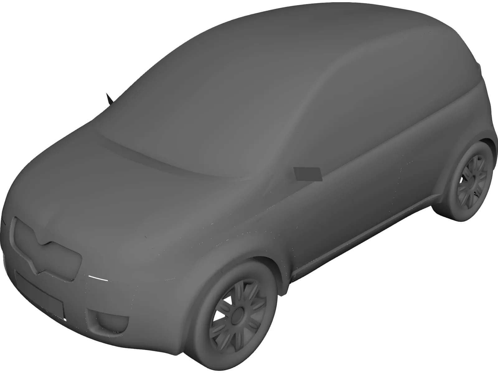 Toyota Yaris Concept (1996) 3D Model main preview