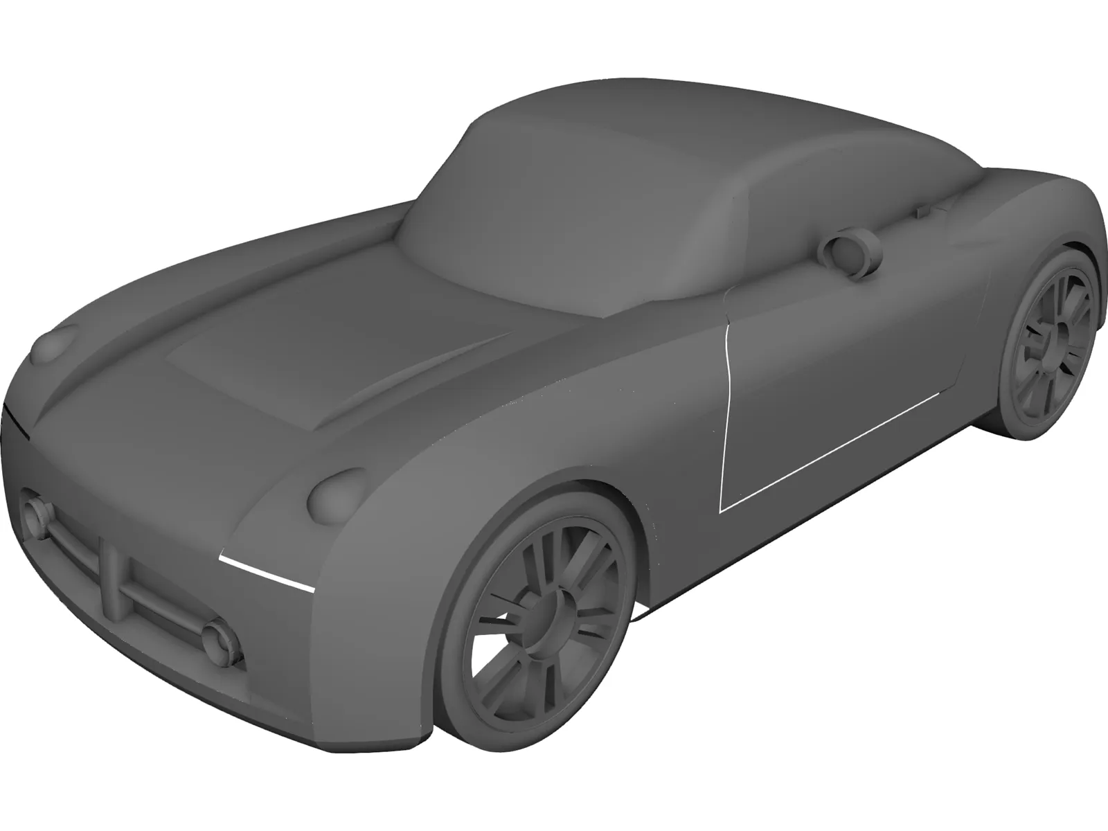 Dodge Razor Concept (2004) 3D Model main preview