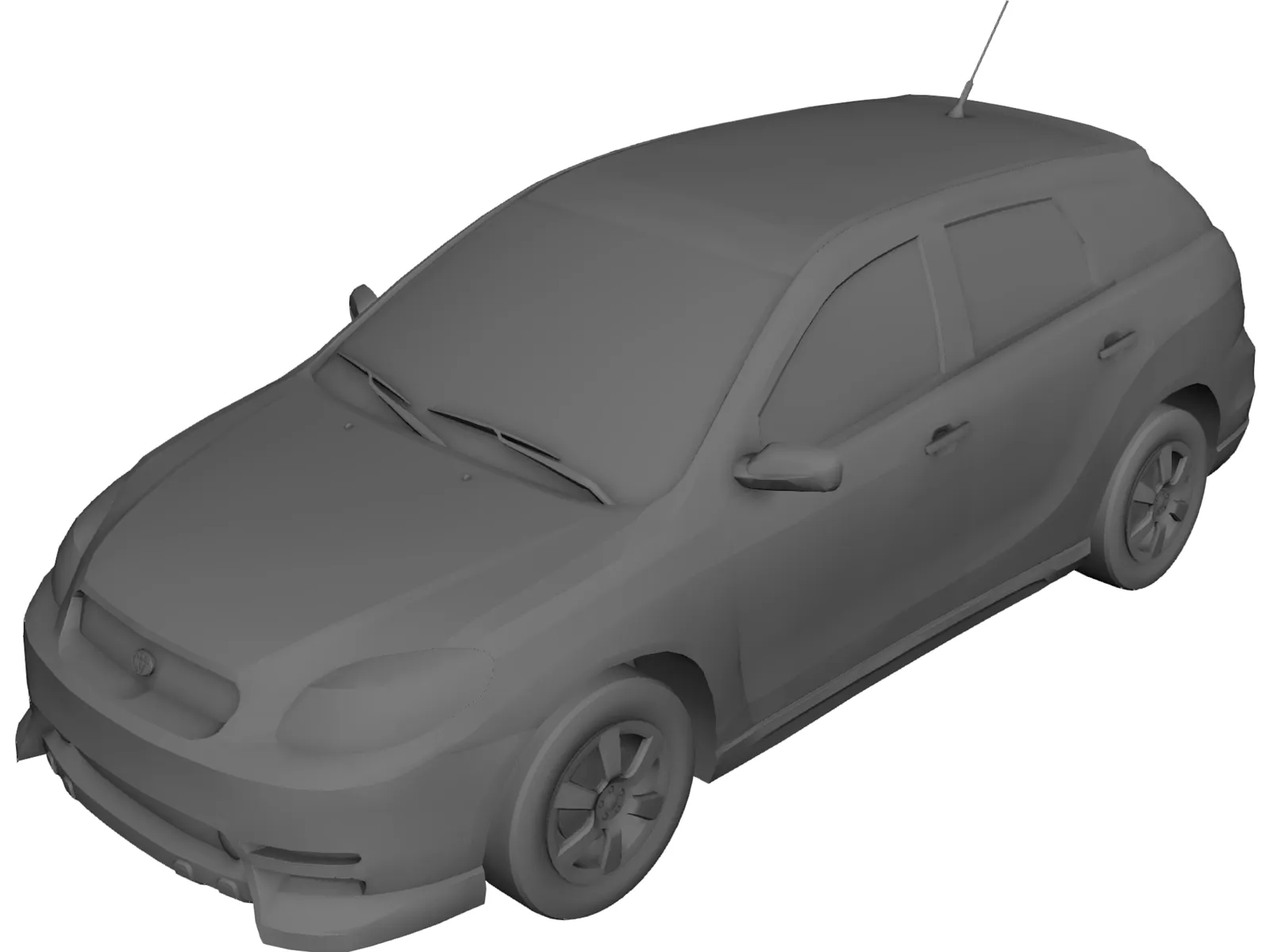 Toyota Matrix 3D Model main preview