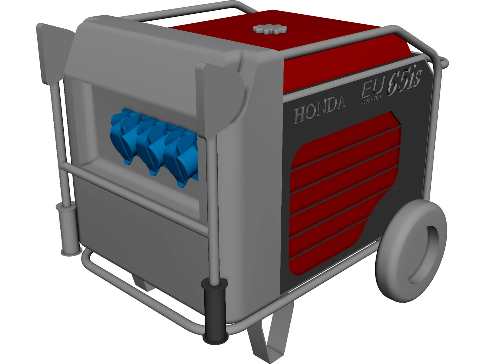 Generator Honda EU65is 3D Model main preview