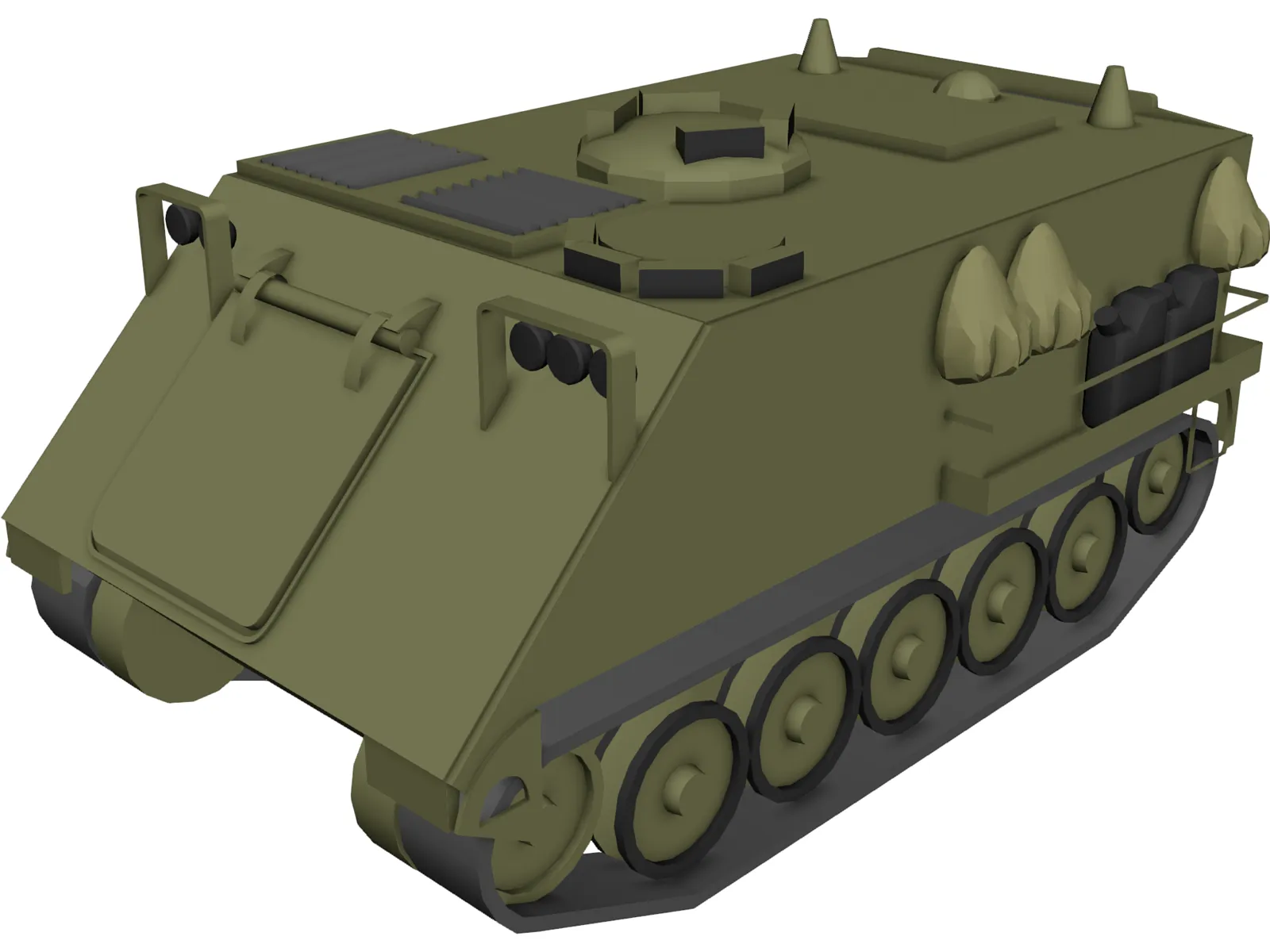 M113 3D Model main preview
