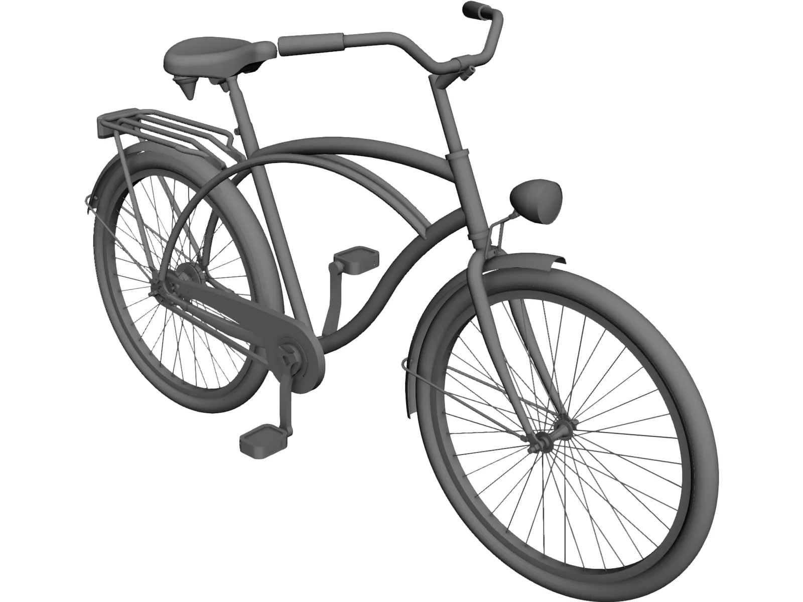 Bike 3D Model main preview