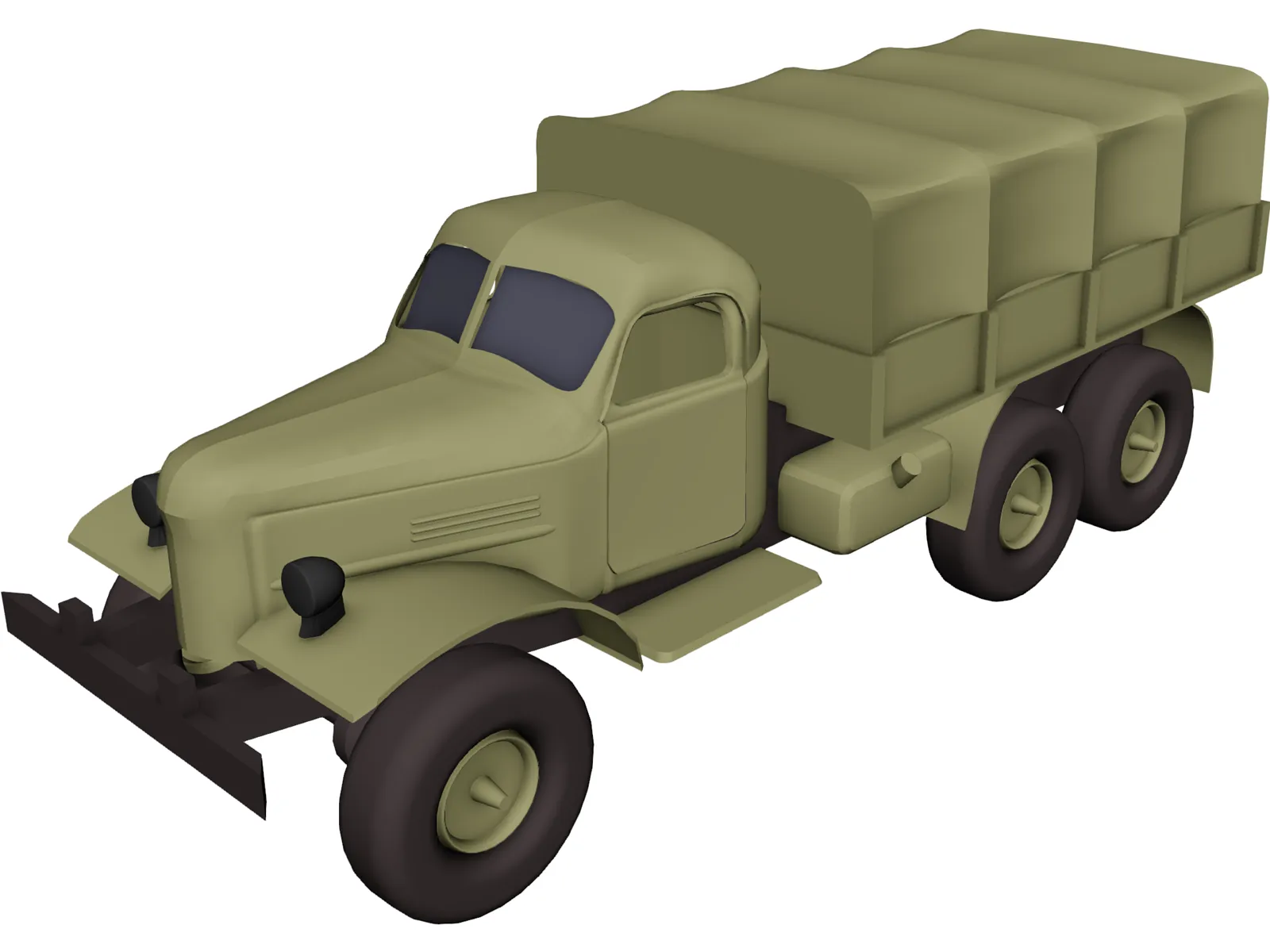 ZIL 157 3D Model main preview