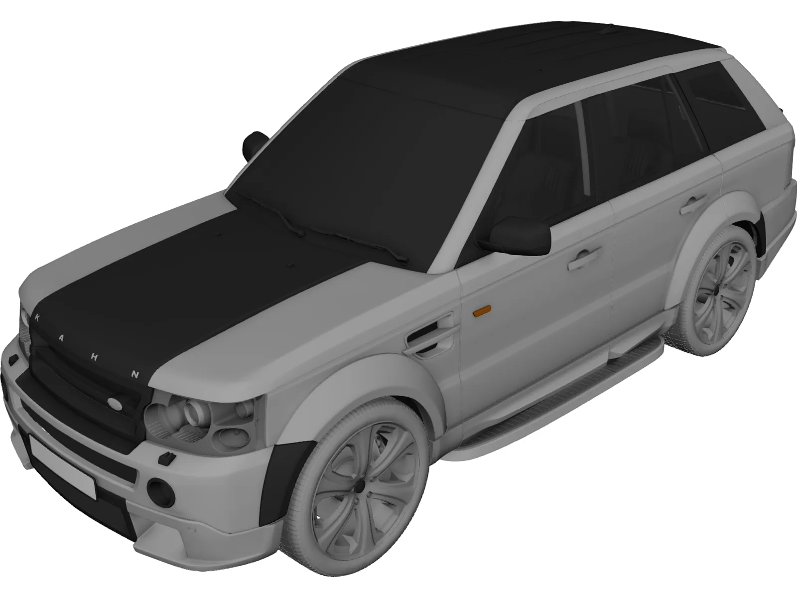 Range Rover Sport Kahn Tuning (2010) 3D Model main preview