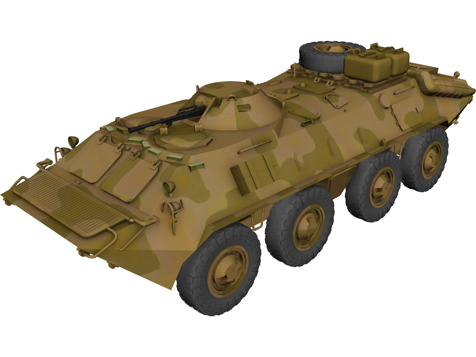 BTR-70 3D Model main preview
