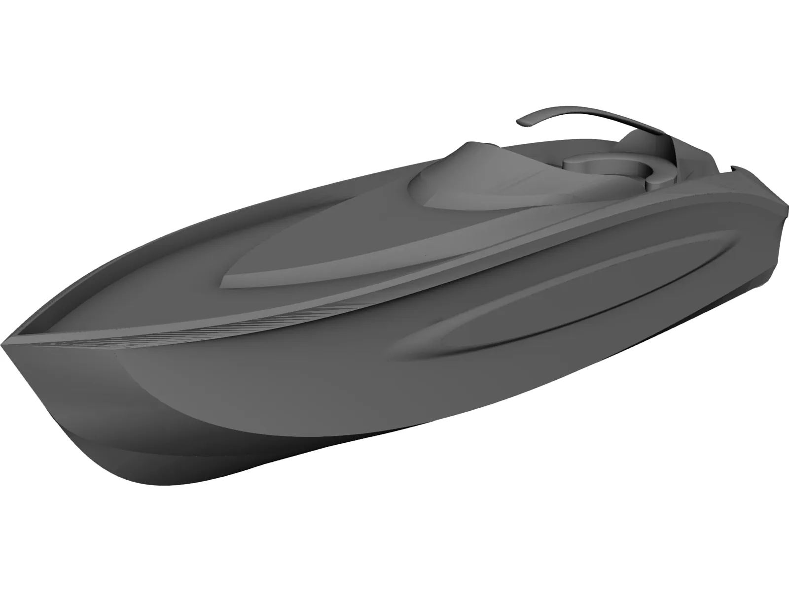 Seaboat 3D Model main preview