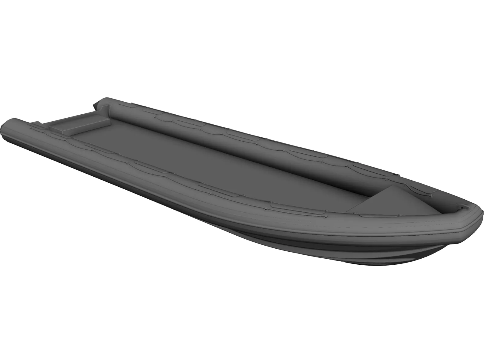 Rib Boat 10 Meter 3D Model main preview