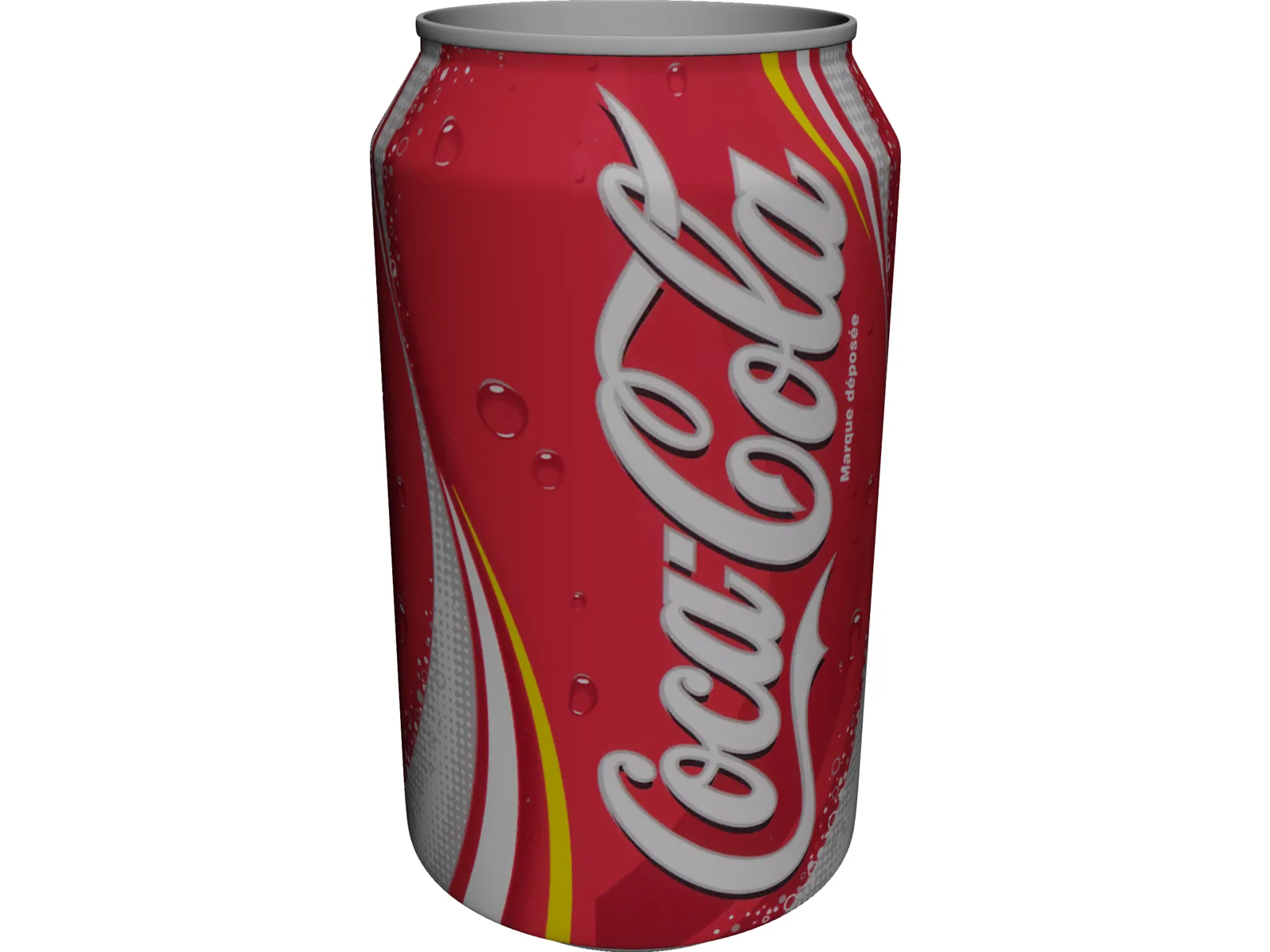 Coca Cola Coke Can 3D Model main preview