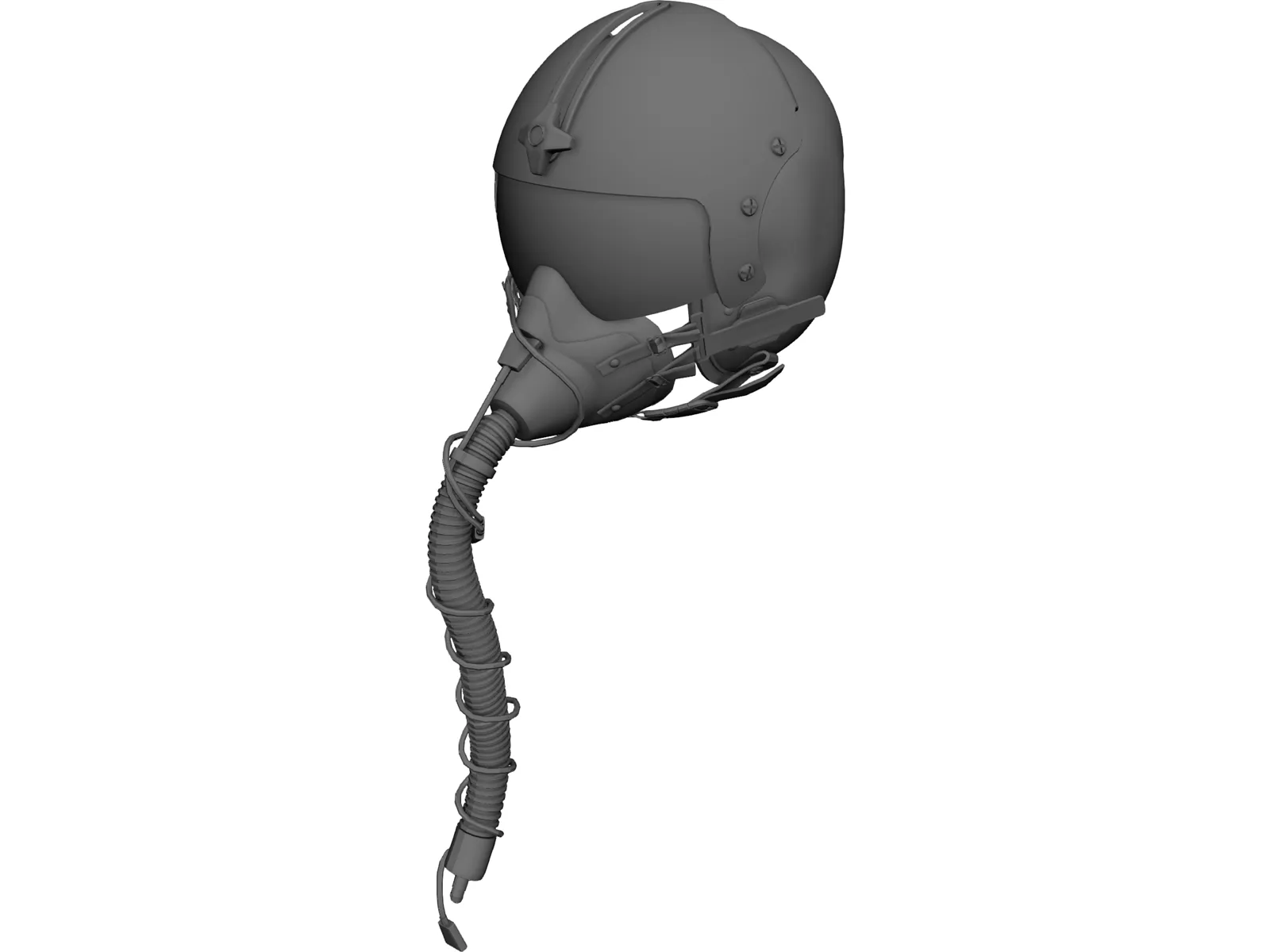 HGU-33 Air Crew Helmet 3D Model main preview