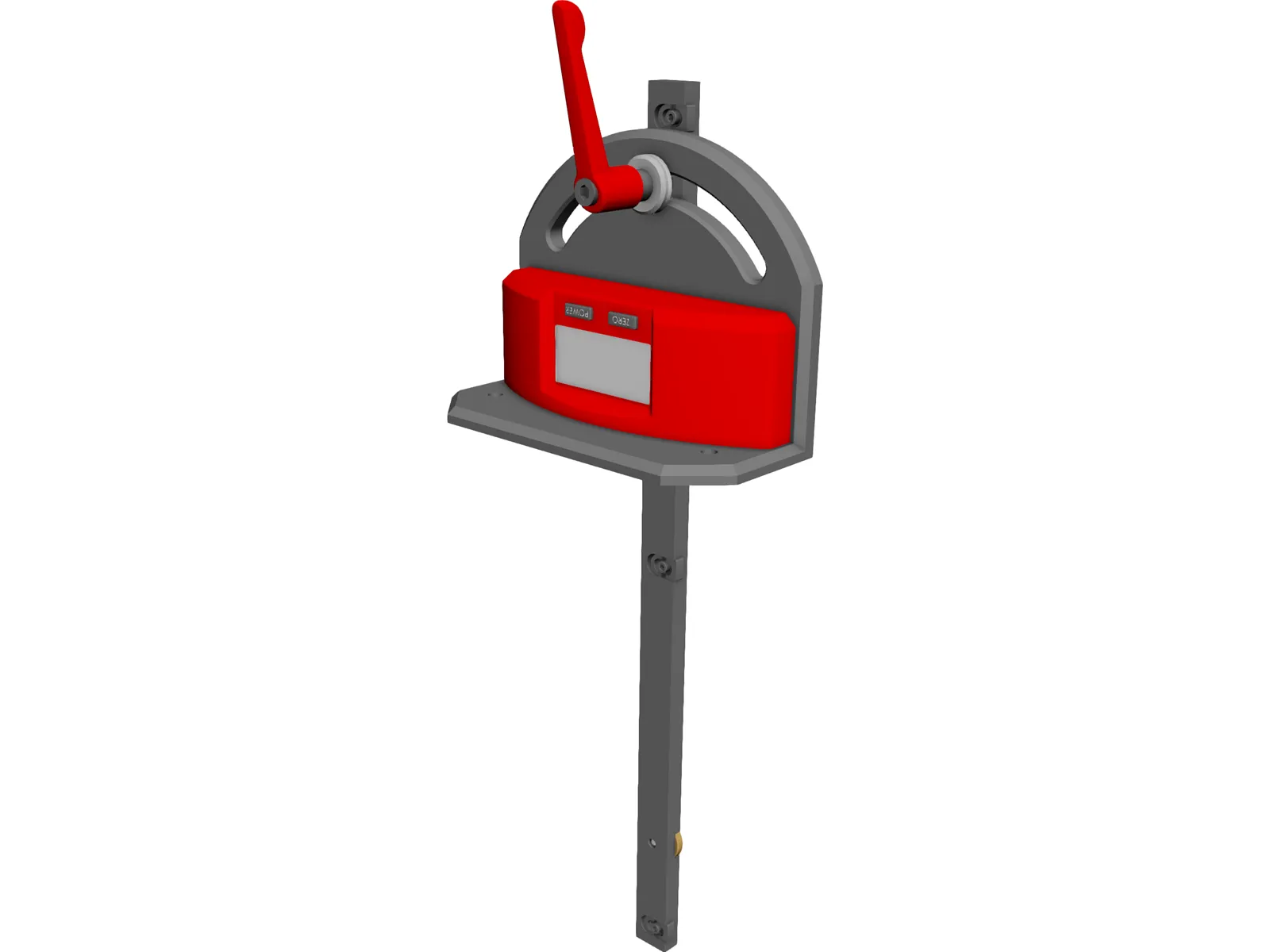 Craftsman Digital Miter Gauge 3D Model main preview