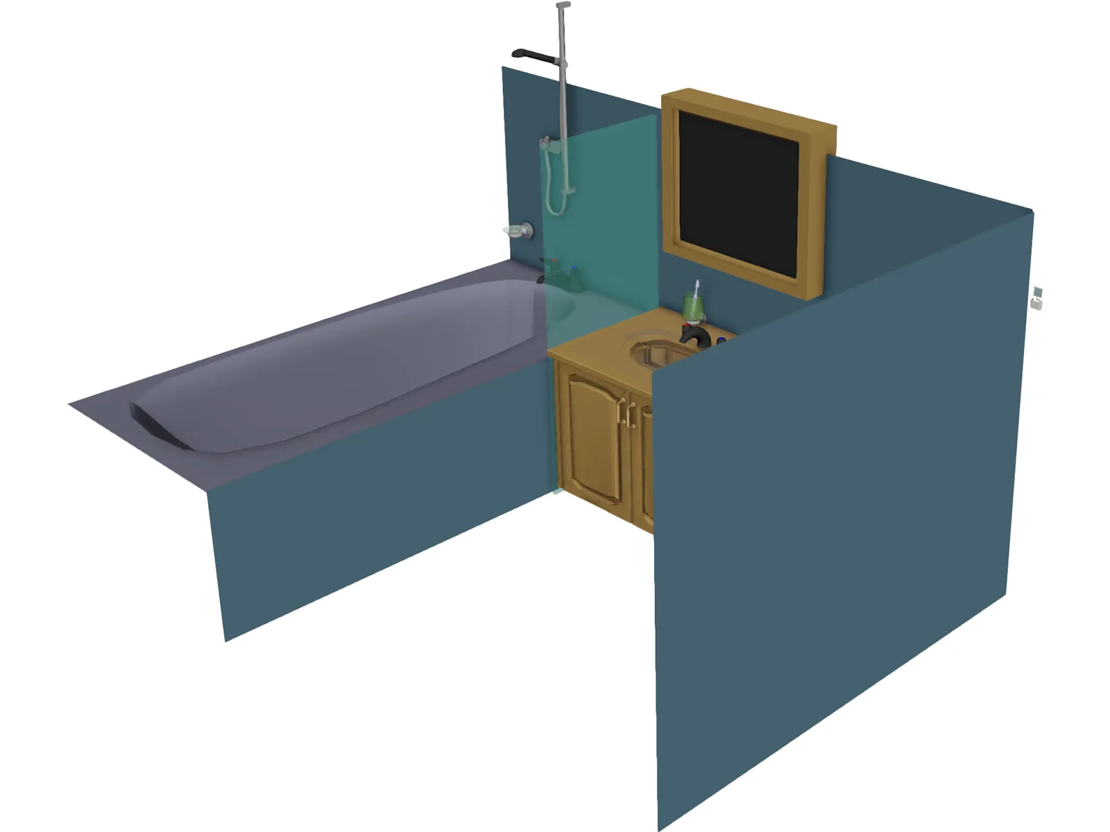 Bathroom 3D Model main preview