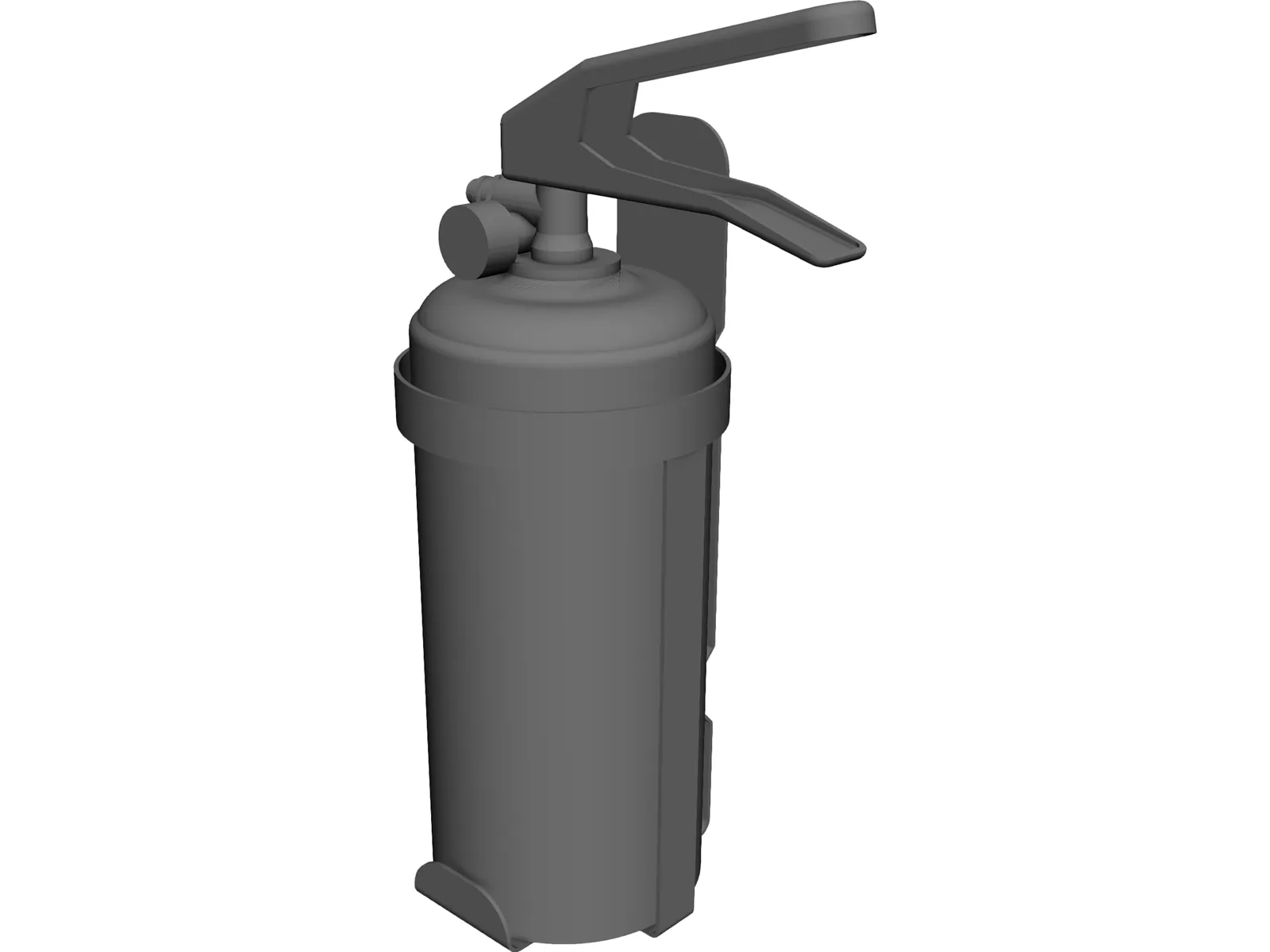 Fire Extinguiser 3D Model main preview
