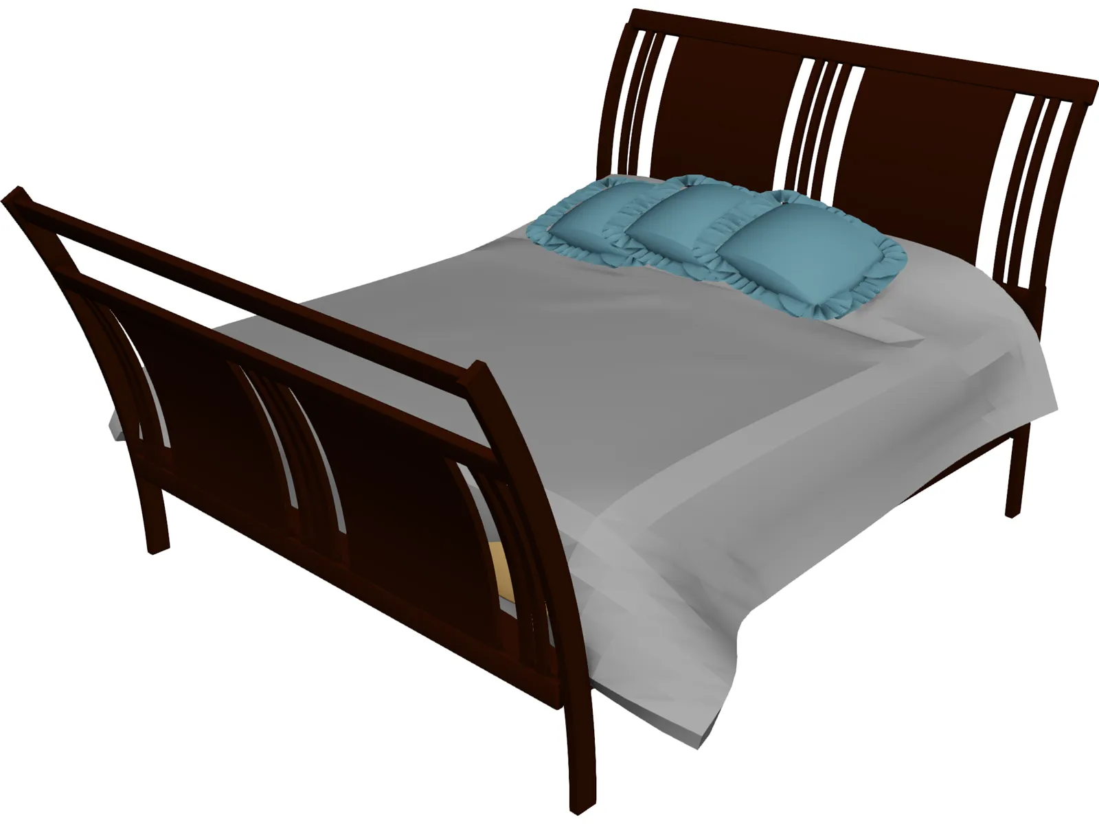 Bed 3D Model main preview