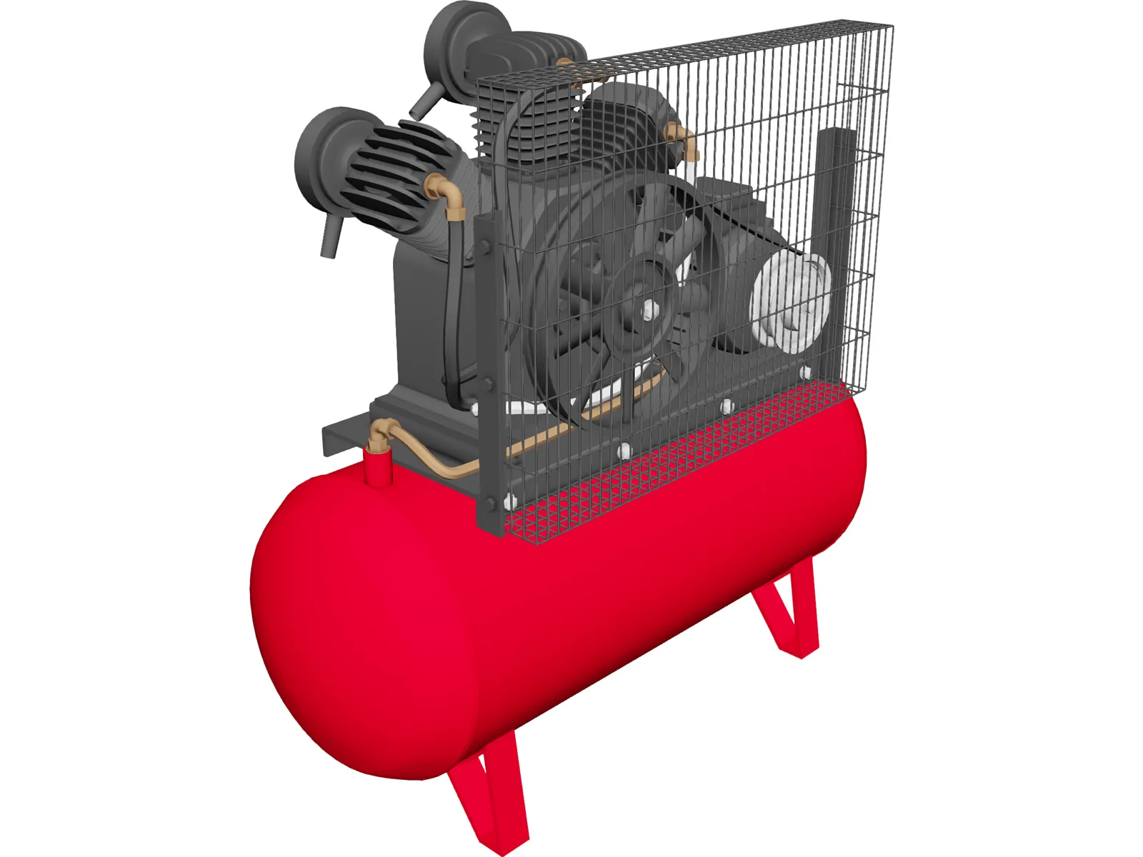 Compressor SENCO 3D Model main preview