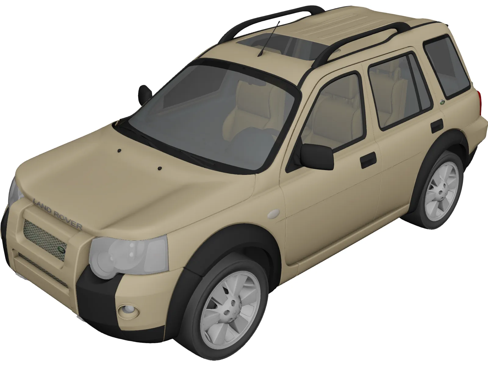Land Rover Freelander Td4 (2004) 3D Model main preview